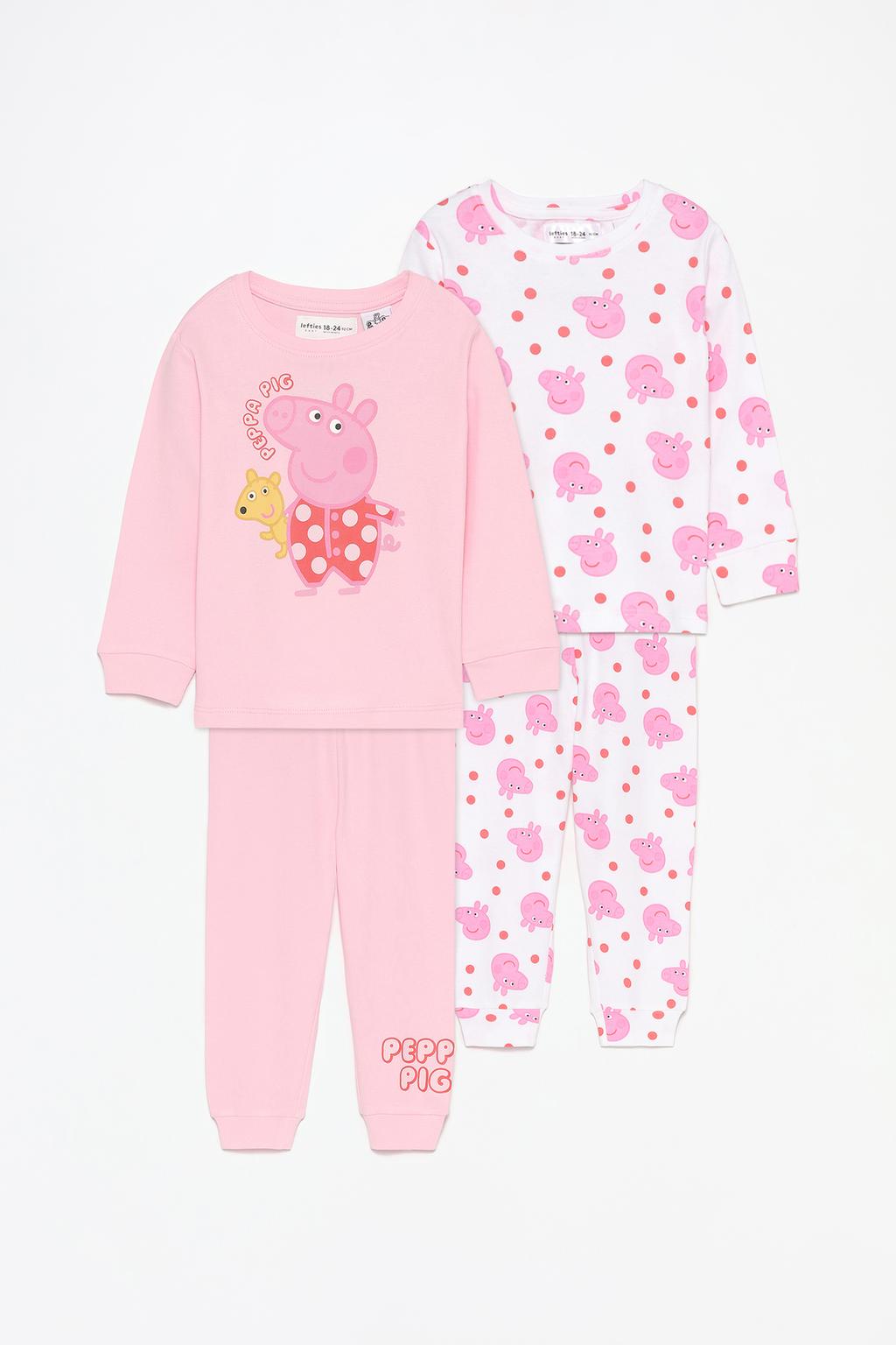 Pack of 2 Peppa Pig™ sleepsuits