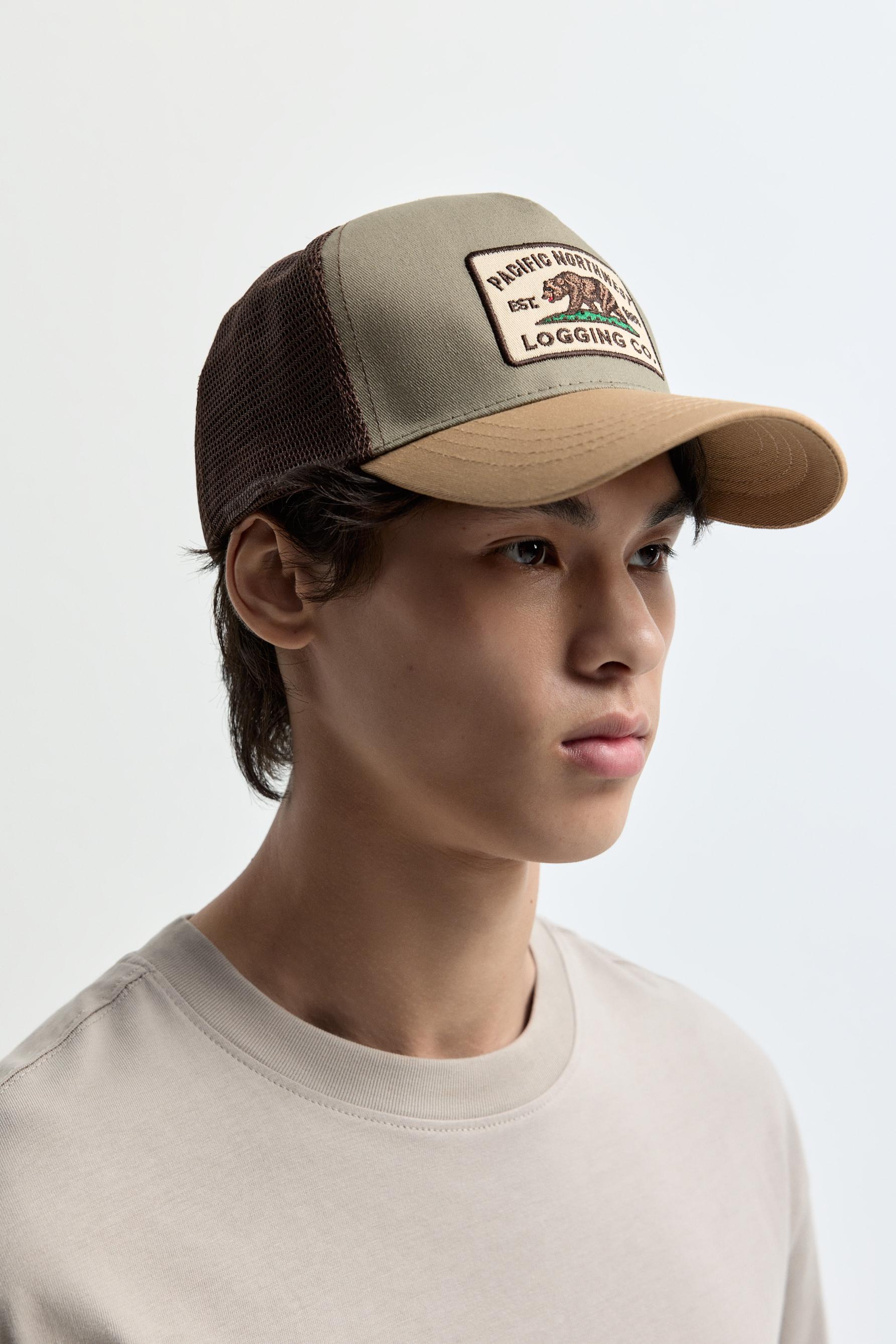 Patch and mesh cap — GREEN