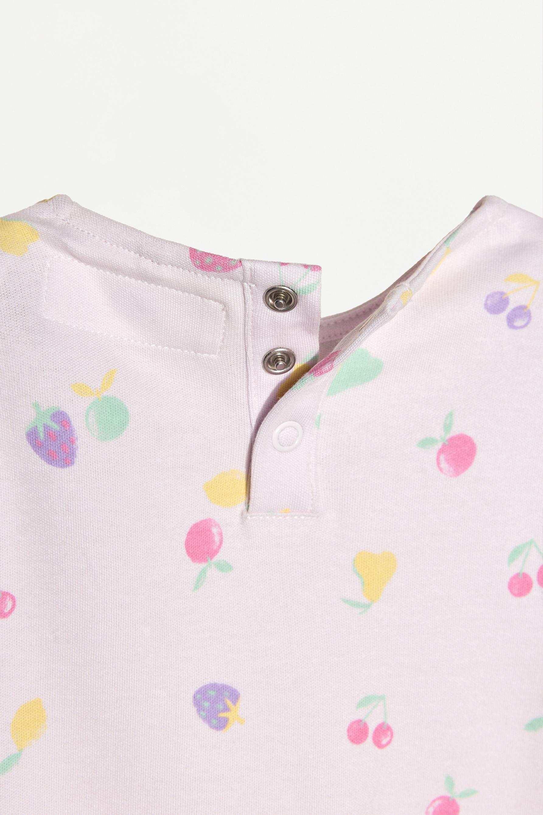 2-pack of short one-piece pyjamas — PASTEL PINK