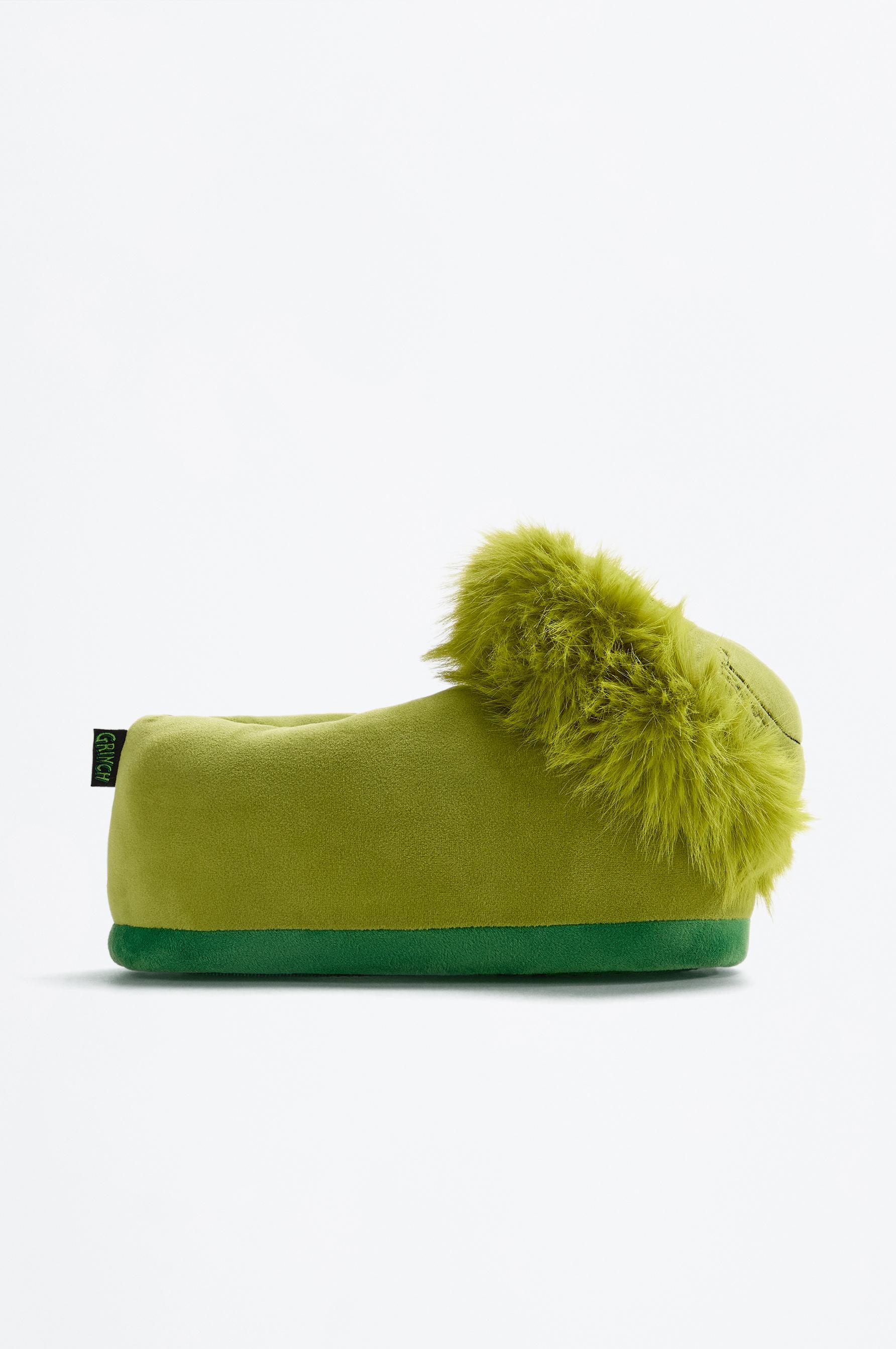 Mujer | Zapatilla de casa fluffy Grinch