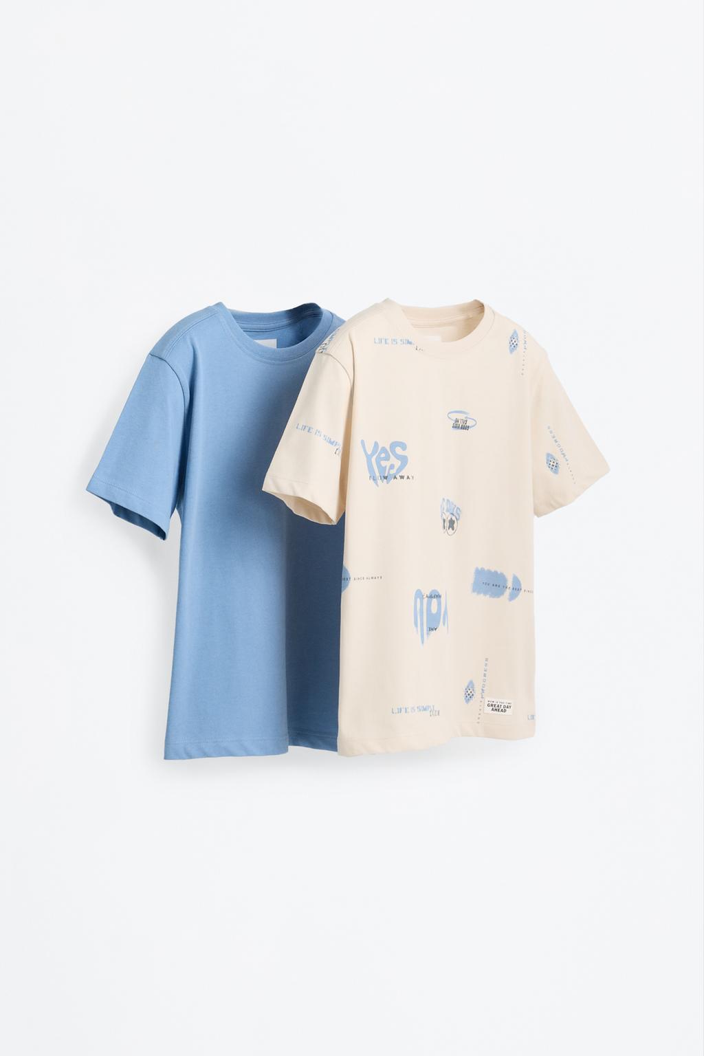 Pack 2 camisetas combinadas