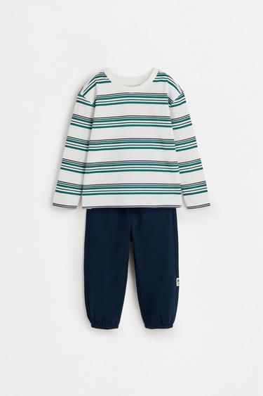 5-pack of T-shirt and fleece pants sets — NAVY 11