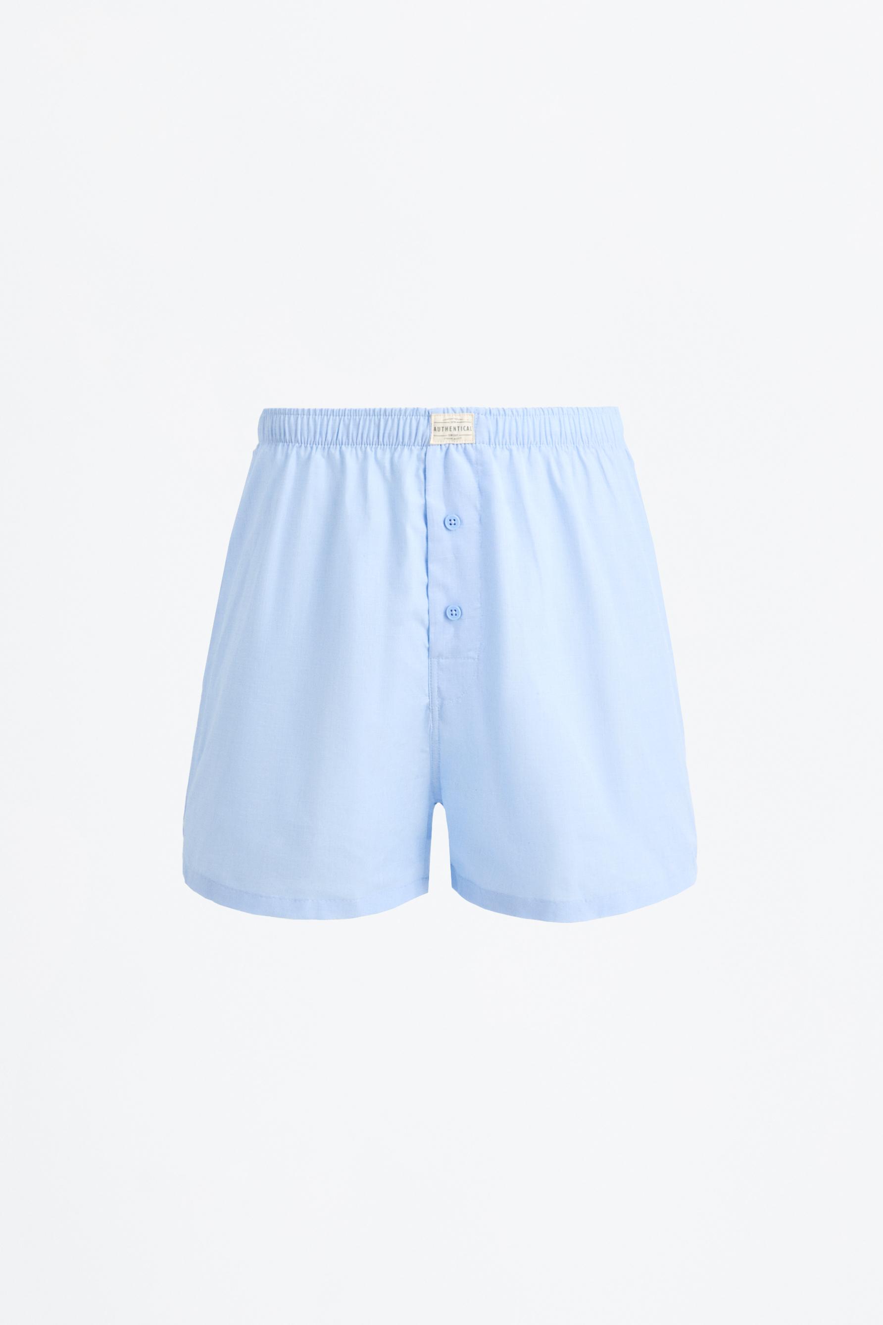 Long Boxer Shorts (2-Pack) — BLUE