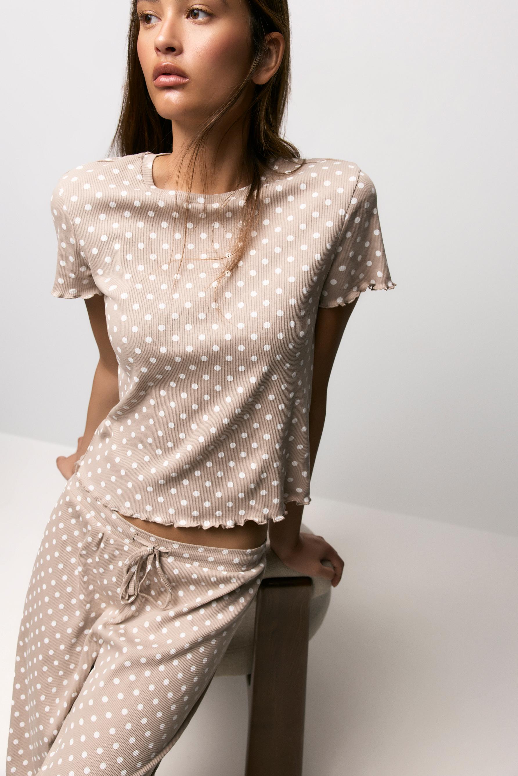 Printed pyjamas — TAUPE BROWN