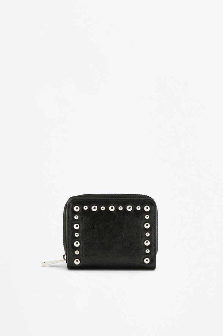 Studded Wallet — BLACK