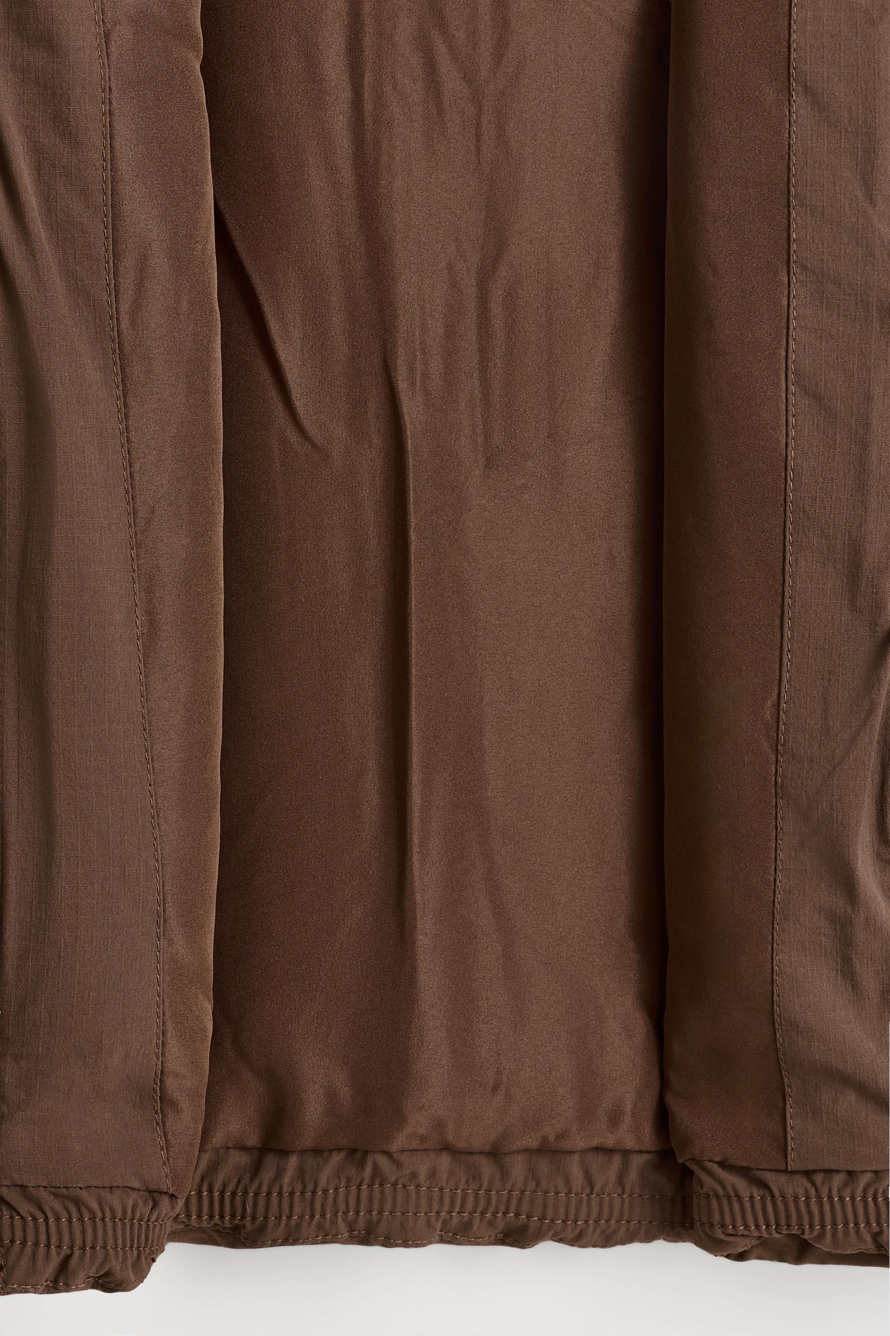 Quilted gilet — BROWN