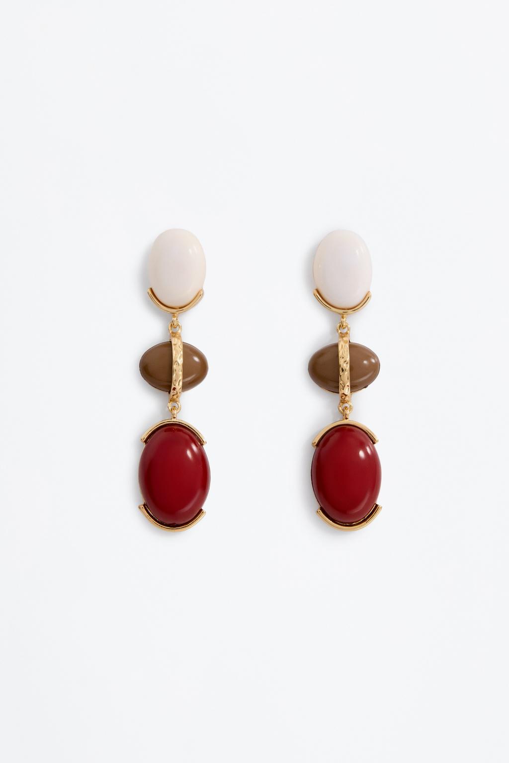 Geometric dangle earrings