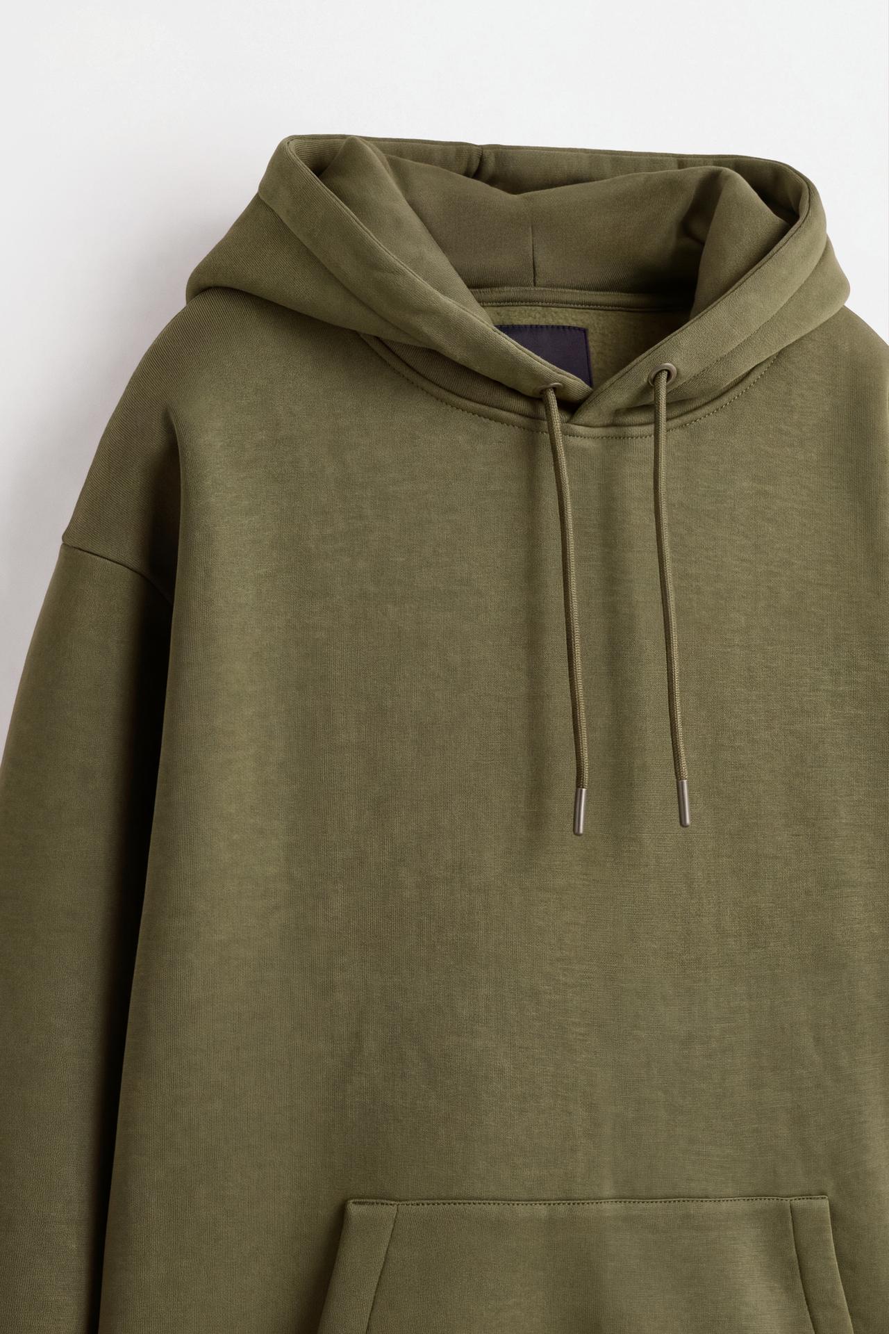 Basic hoodie — MEDIUM GREEN