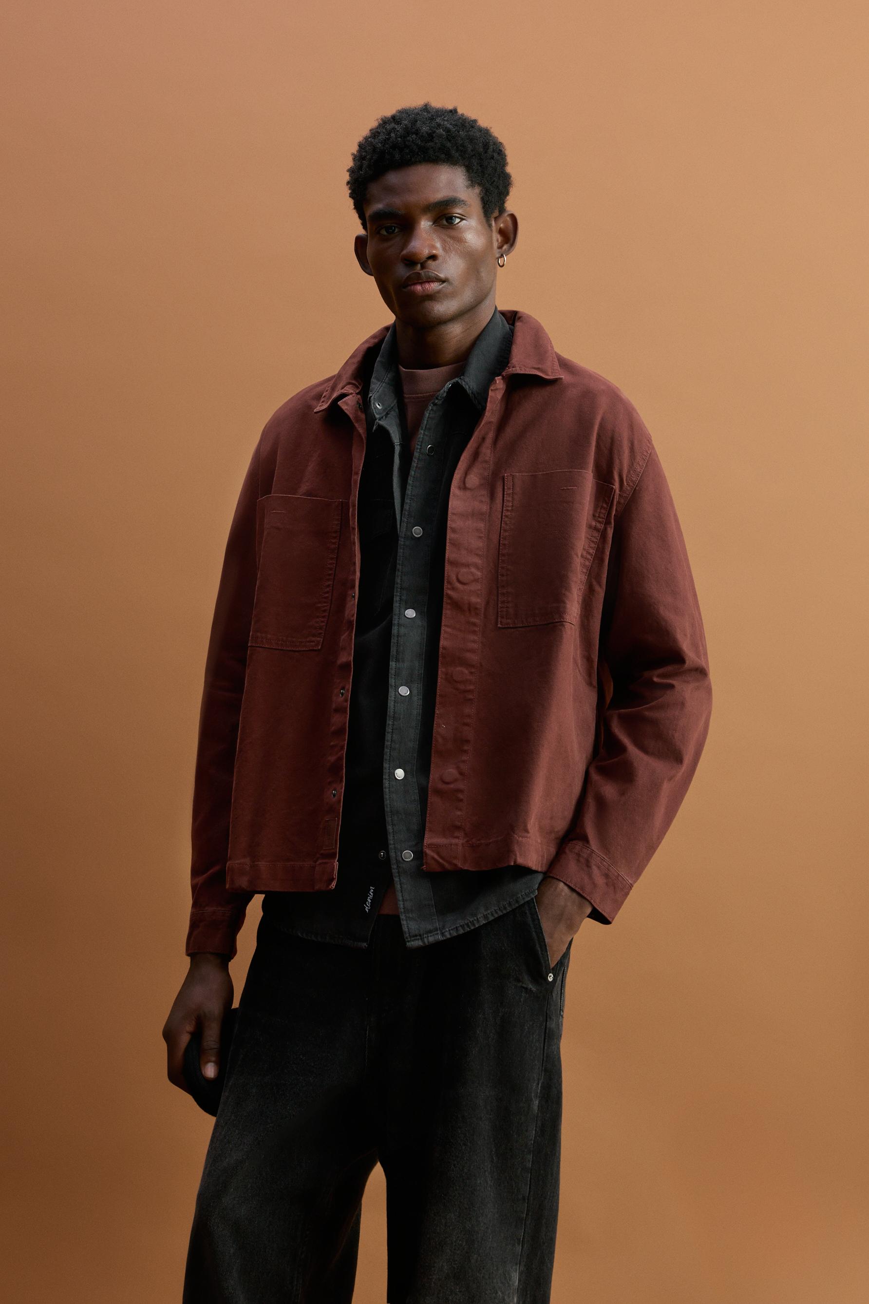 Sobrecamisa denim bolsillos