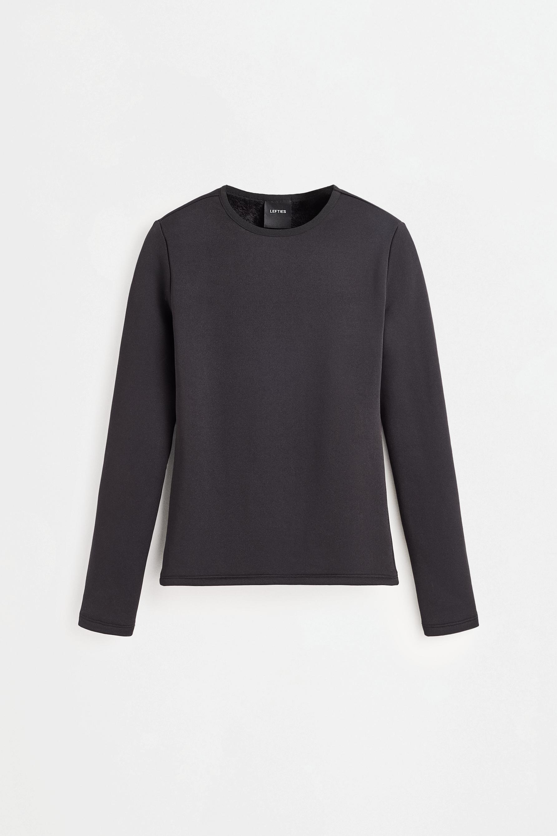 HEAVY WEIGHT thermal insulated T-shirt (-12ºC to 9ºC) — BLACK