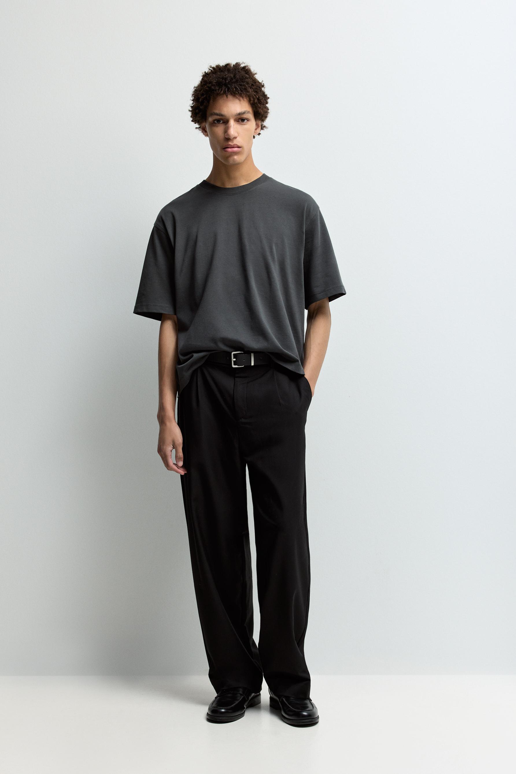 Basic cropped T-shirt — LEAD