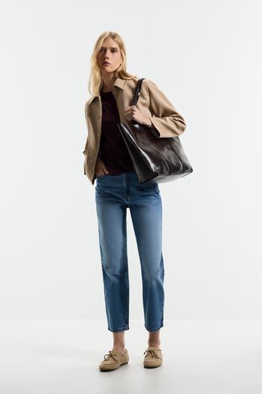 Mom fit jeans — OCEAN BLUE 2