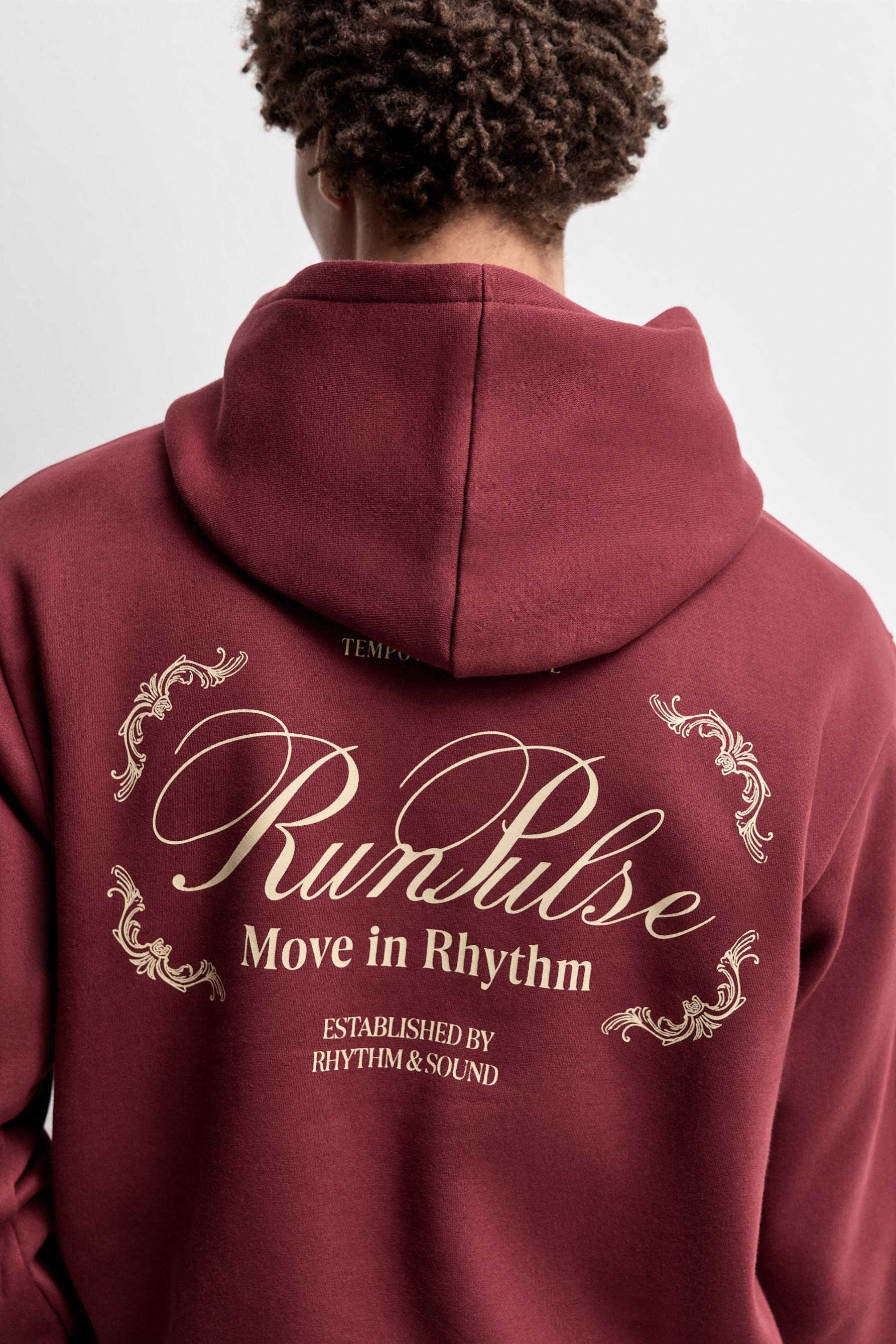 Printed sweatshirt — CHOCOLATE