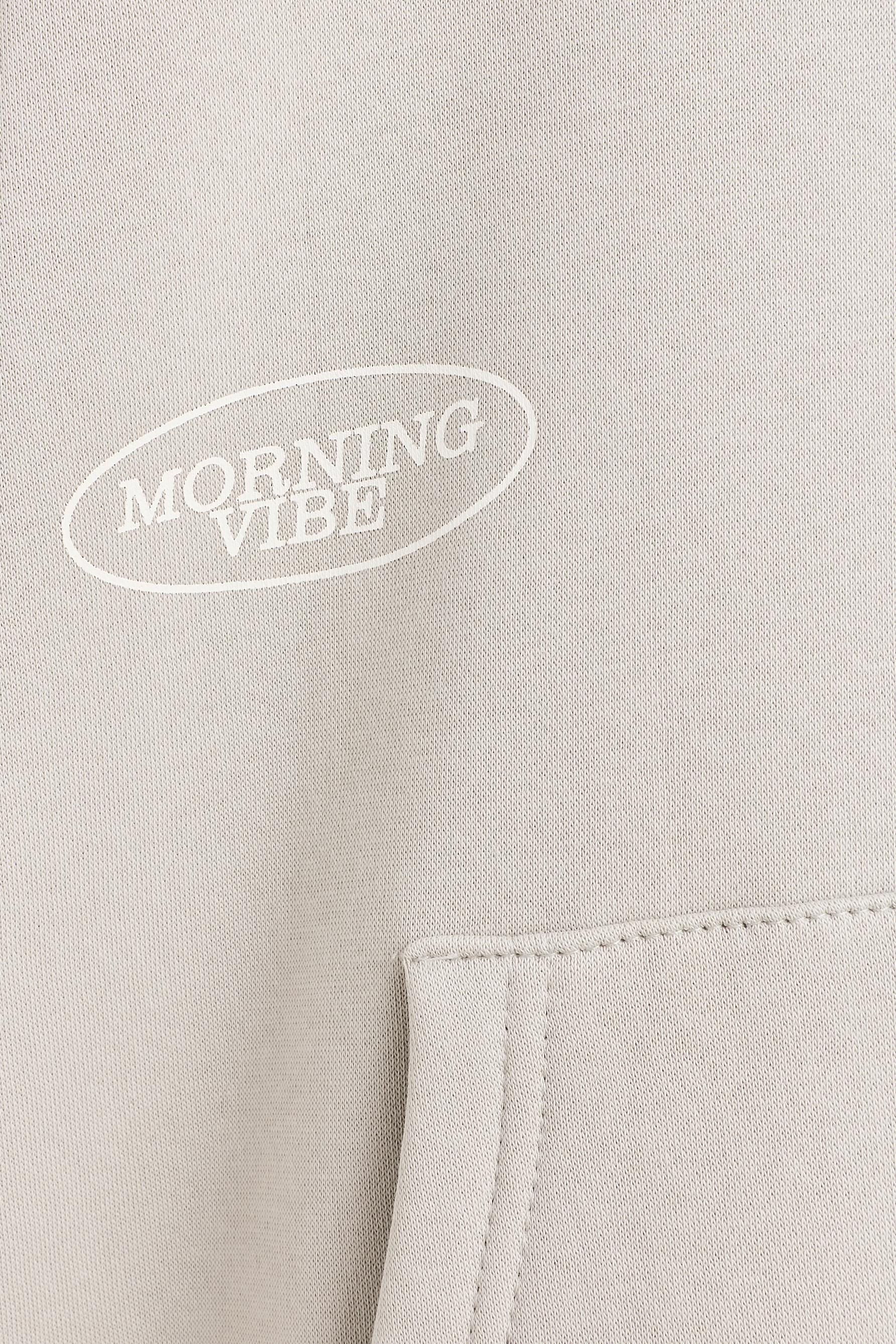 Printed sweatshirt — PALE GREY