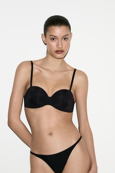 Bandeau push-up bra — BLACK 1