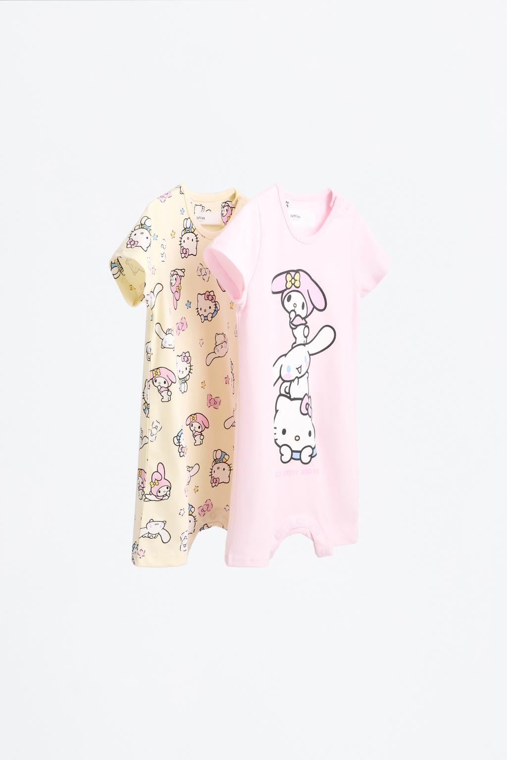 Conjunto 2 pijamas Kuromi Hello Kitty ©SANRIO inteiros