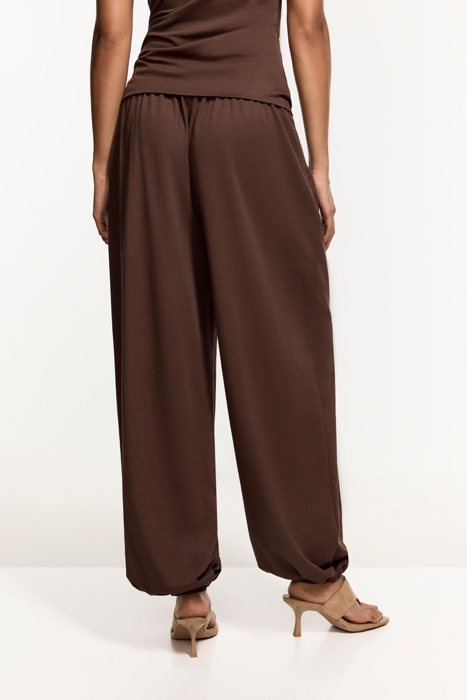 Sarouel trousers — CHOCOLATE