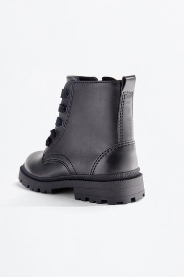 Lace-up boot — BLACK 4