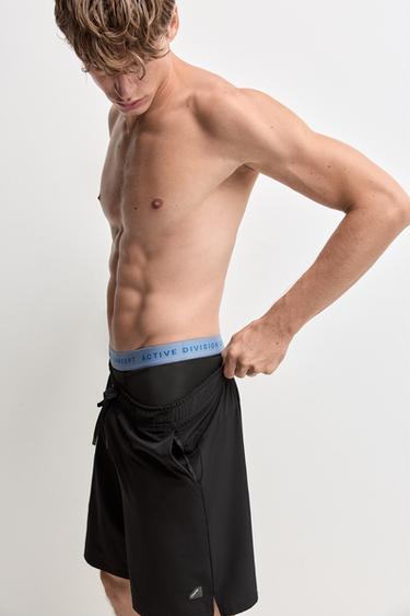 Athletic Long Boxers 3-Pack — BLACK/SILVER 5