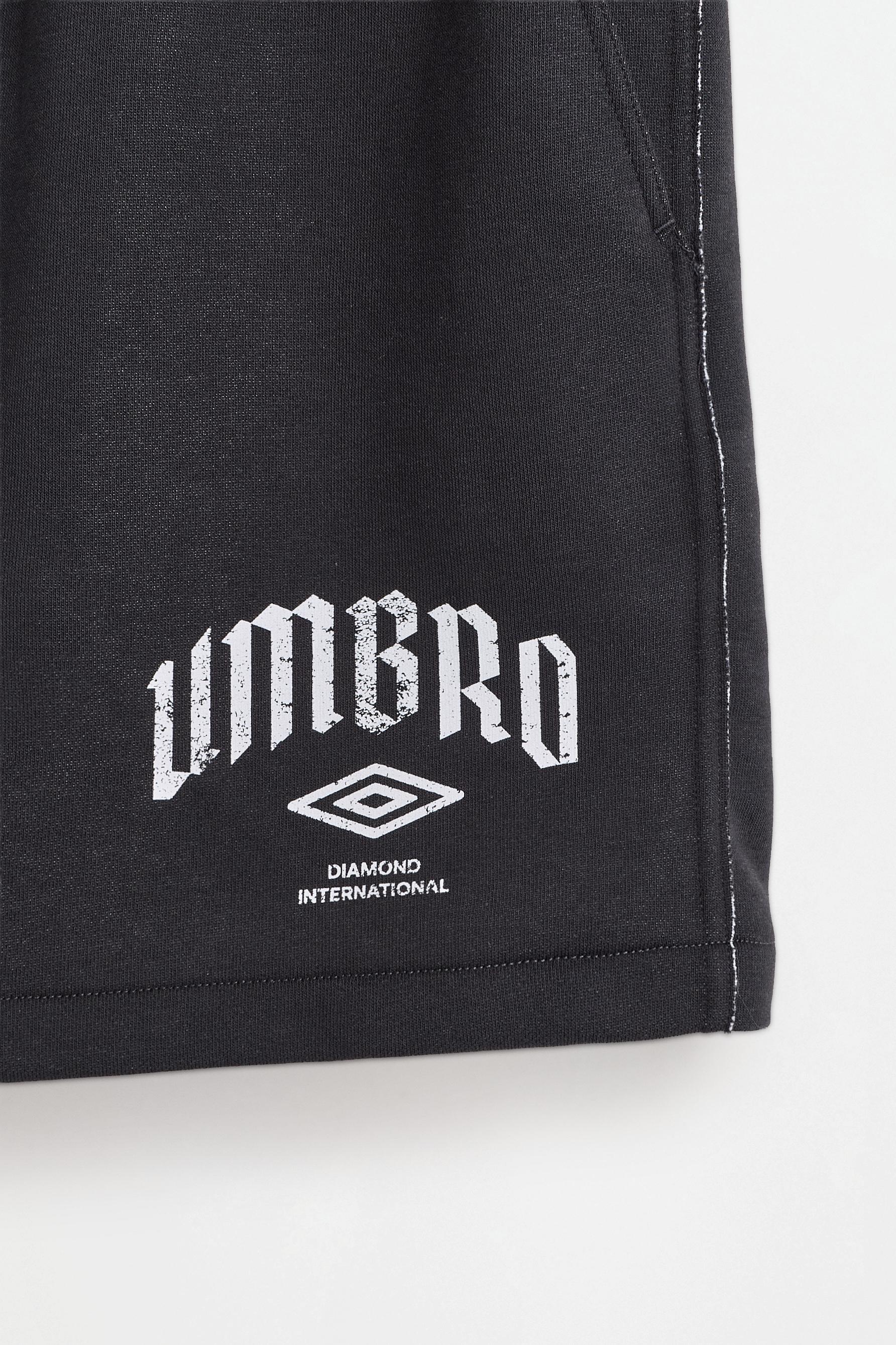 Umbro x Lefties sports Bermuda shorts — BLACK