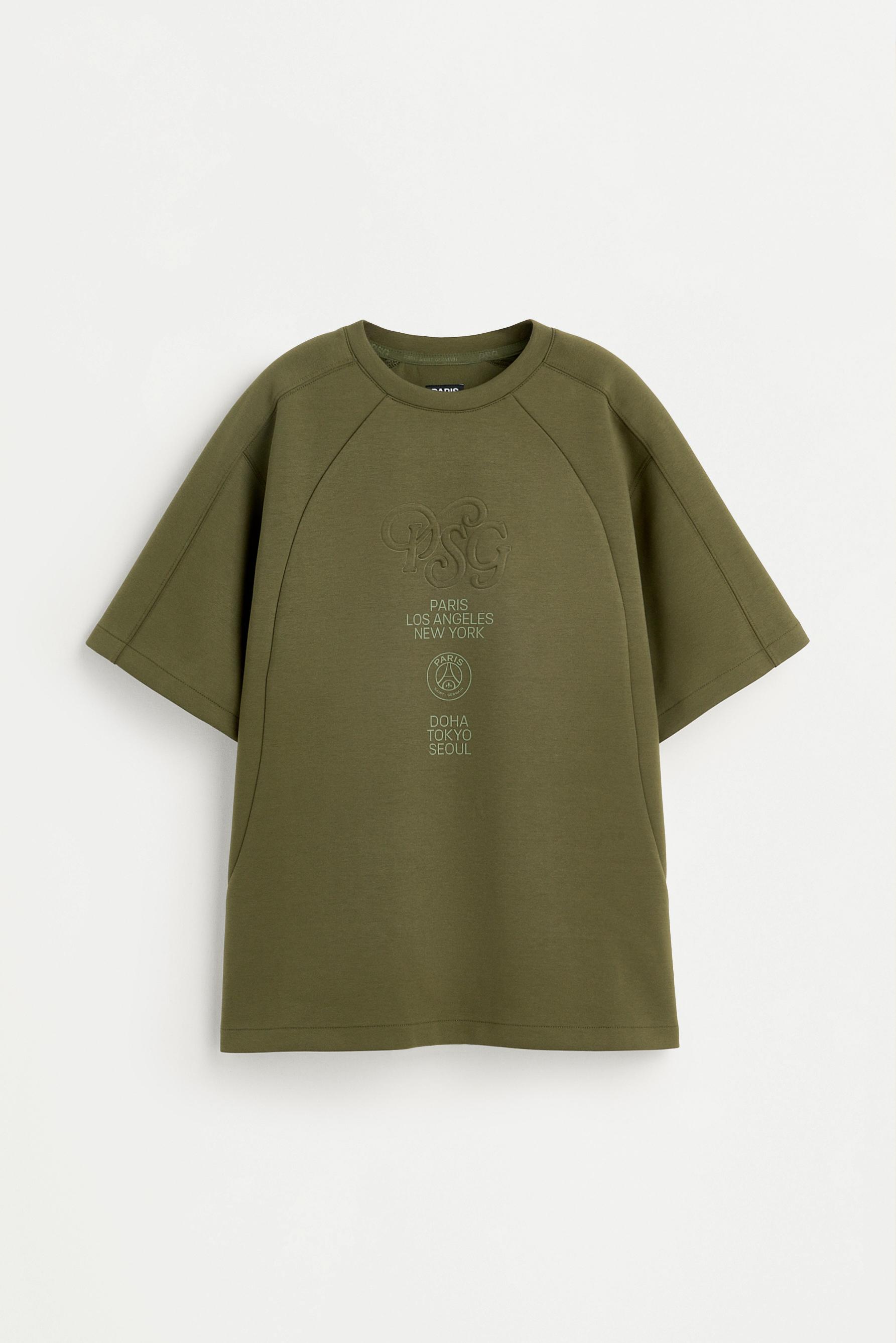 Paris Saint-Germain x Lefties interlock T-shirt — DARK KHAKI