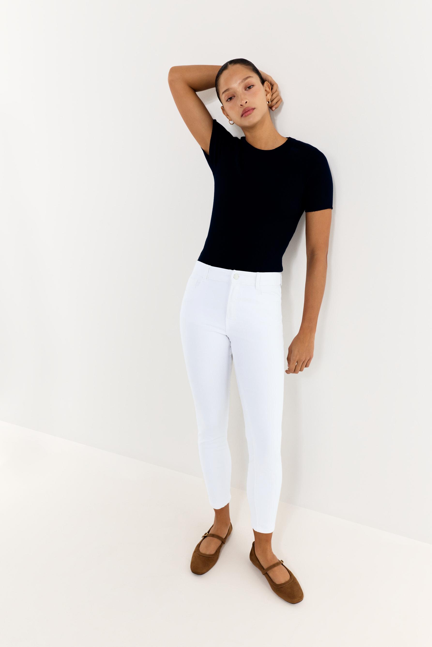 Skinny jeans — WHITE