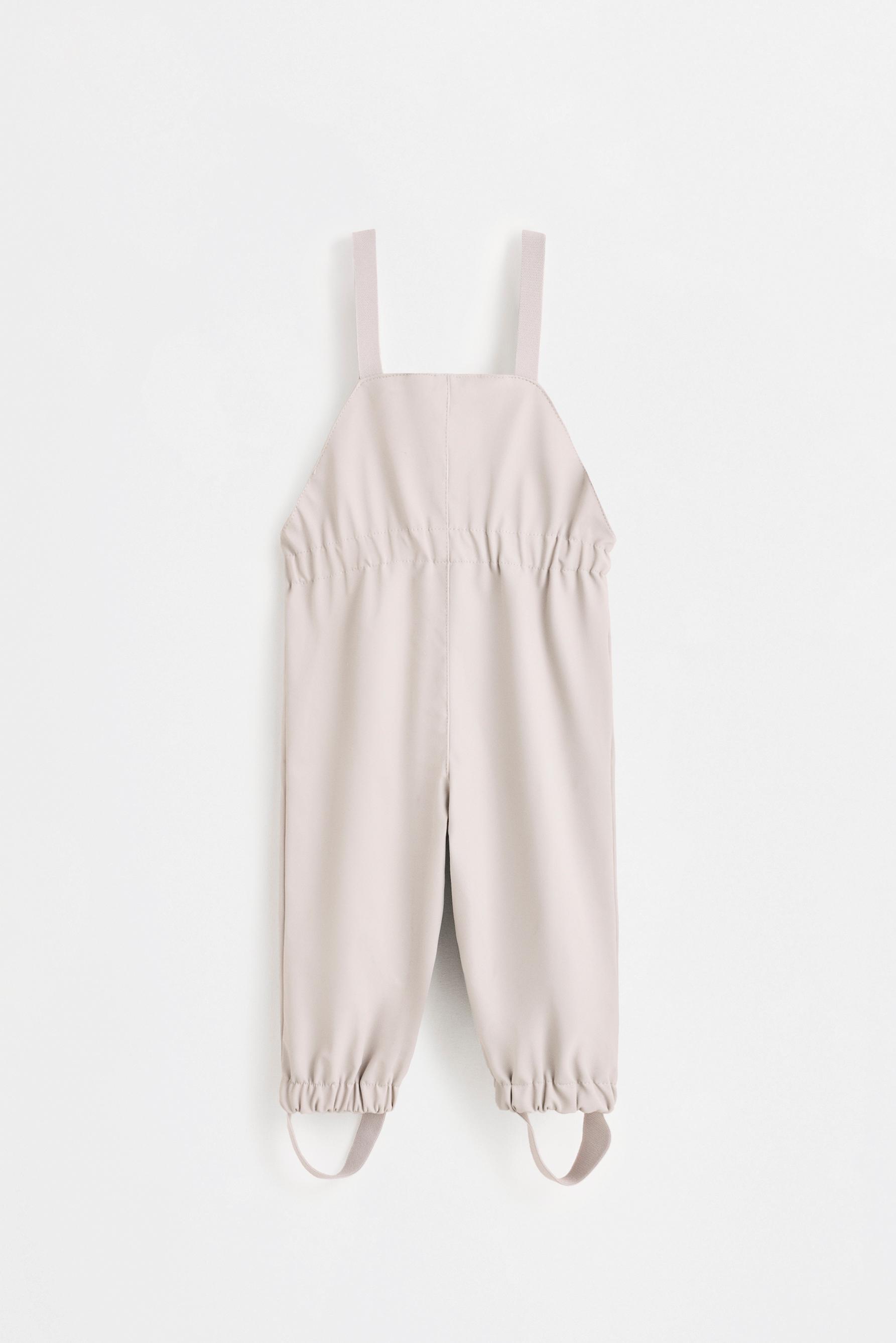 Rubberised fleece-lined overall — MEDIUM GREY