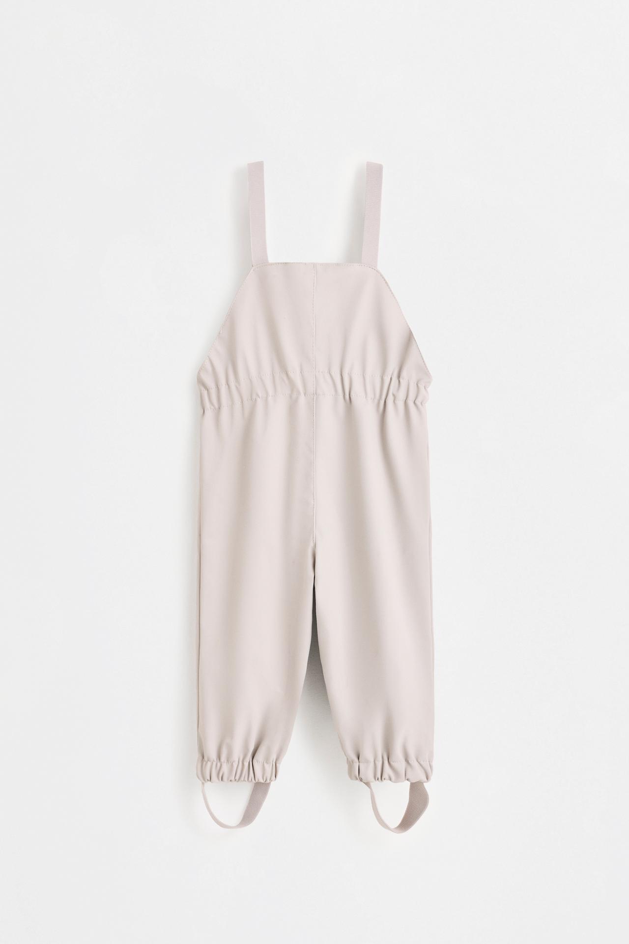 Rubberised fleece-lined overall — MEDIUM GREY