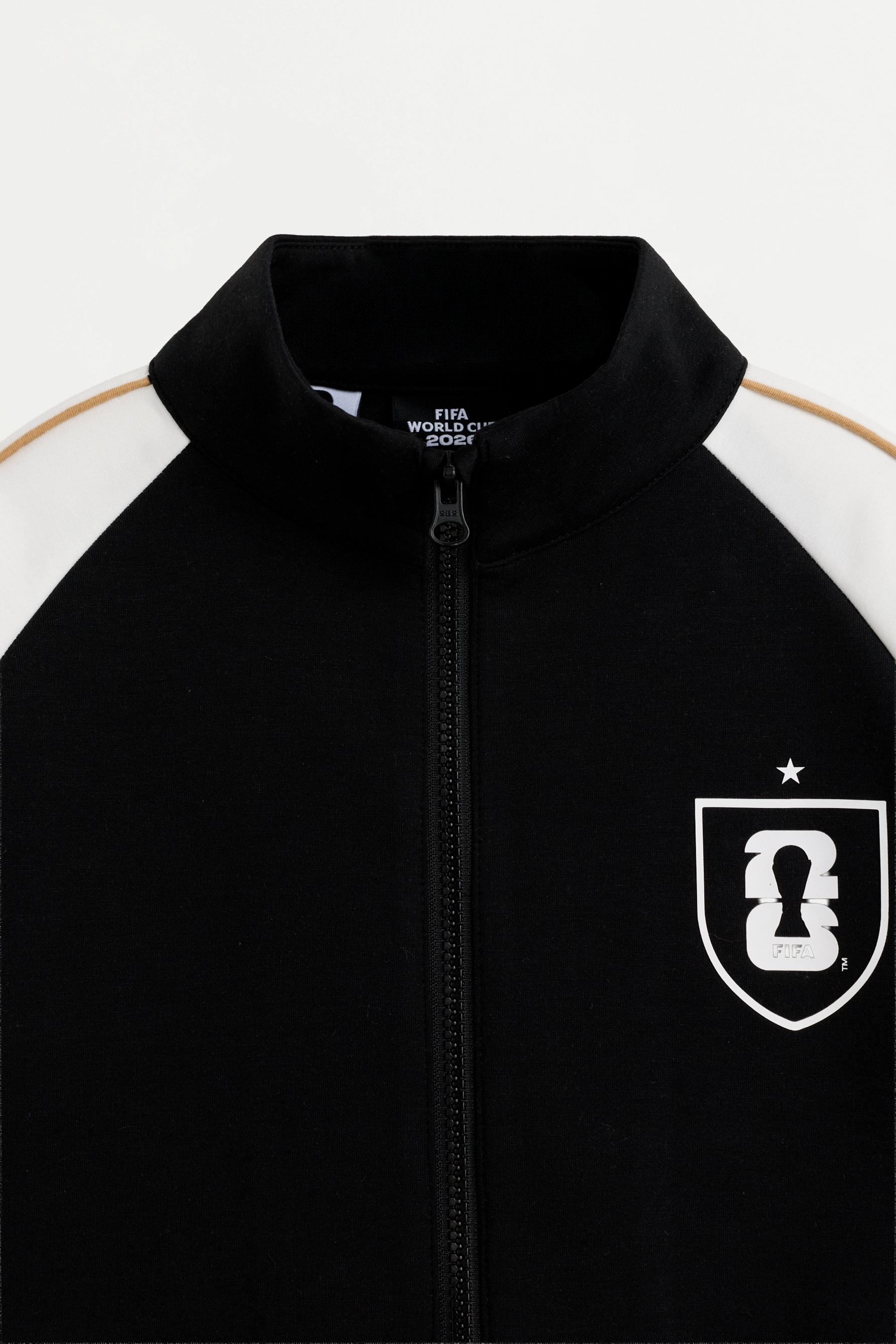 Kids | FIFA World Cup 2026 Official Licensed Product Zip-Up Sweatshirt — BLACK
