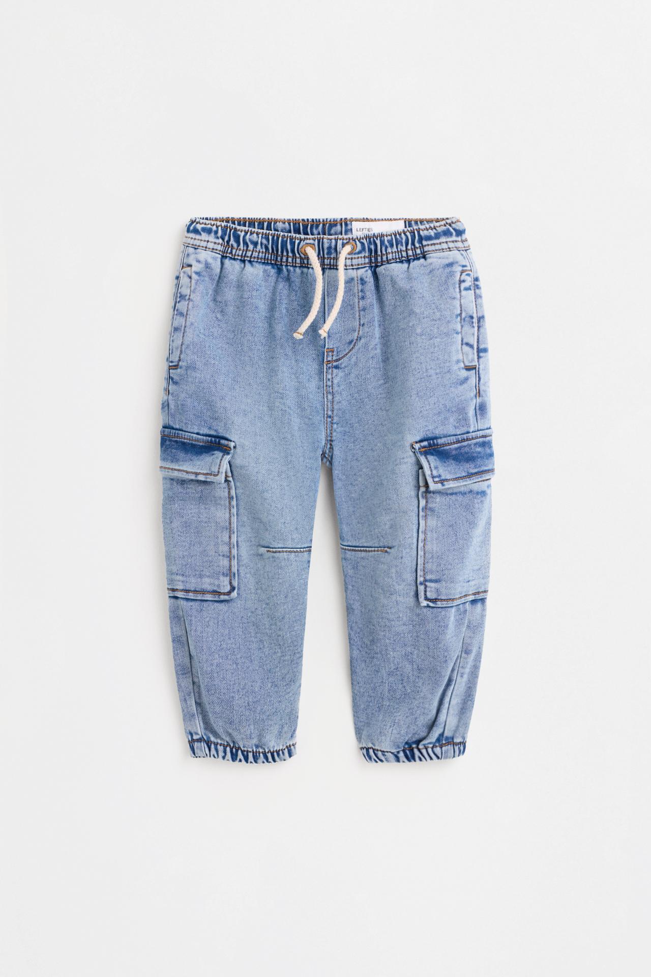 Cargo jogger jeans — INDIGO