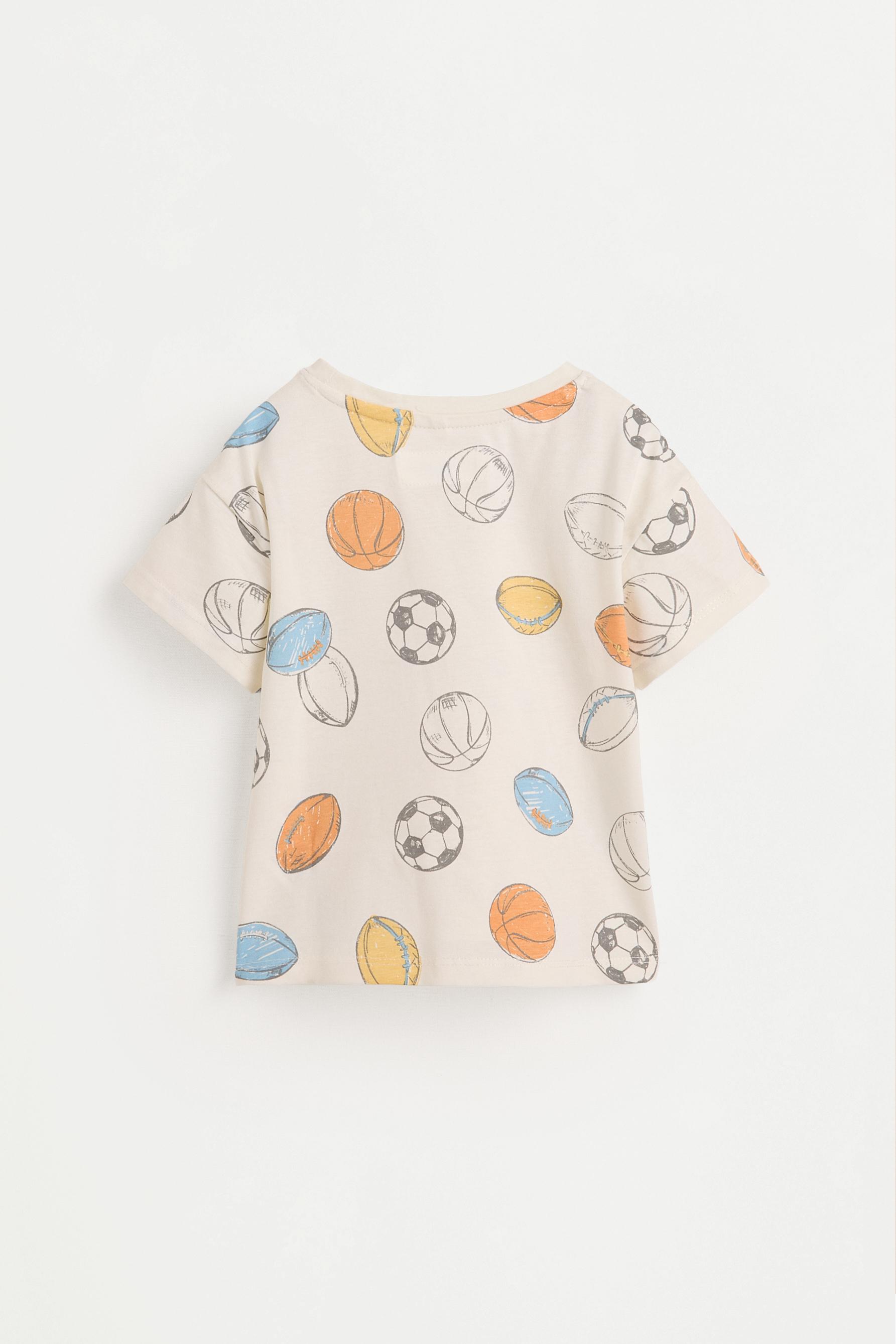 Striped short pyjamas — ECRU