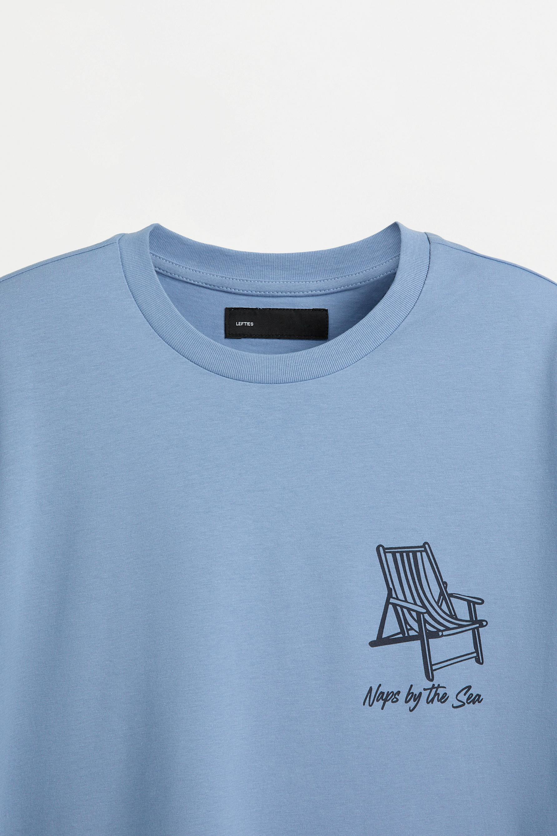 Short printed pyjamas — MEDIUM BLUE