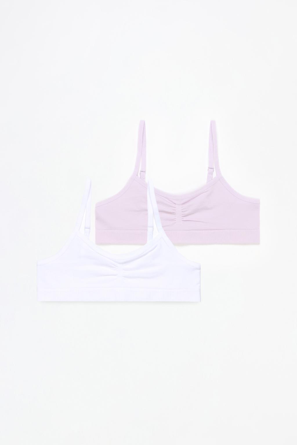 Pack of 2 basic bra tops