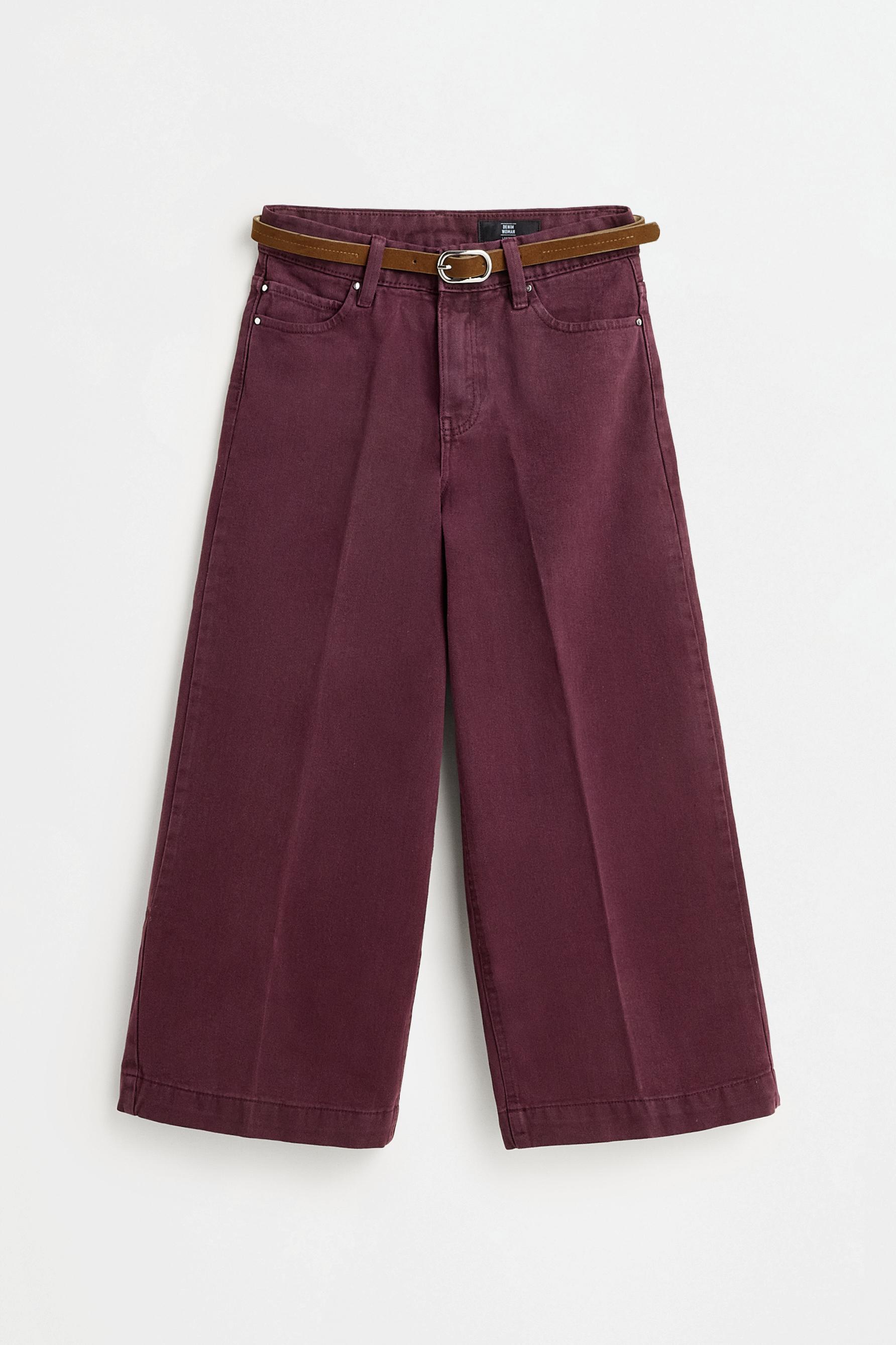 Jeans culotte marine