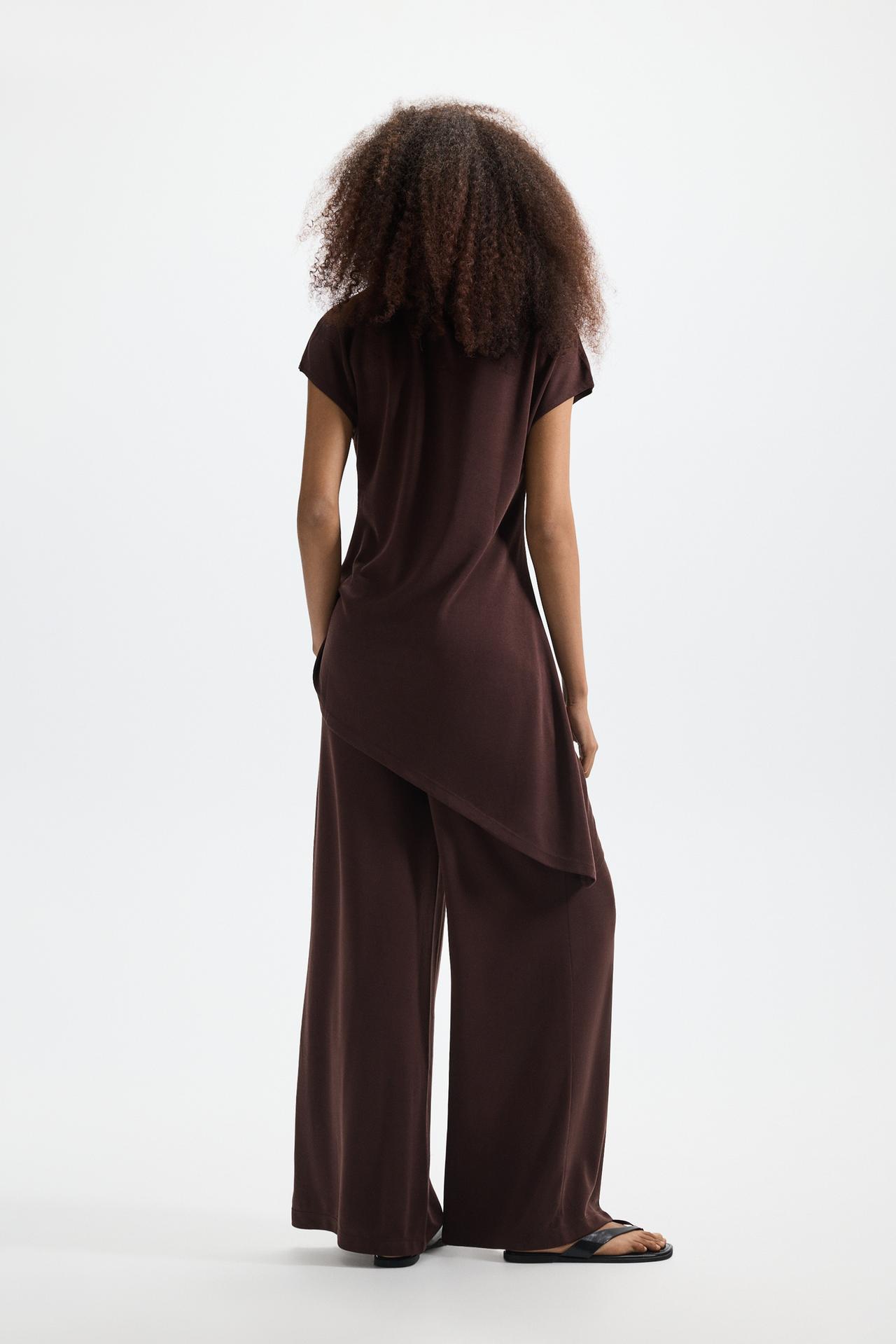 Asymmetrical dress — CHOCOLATE