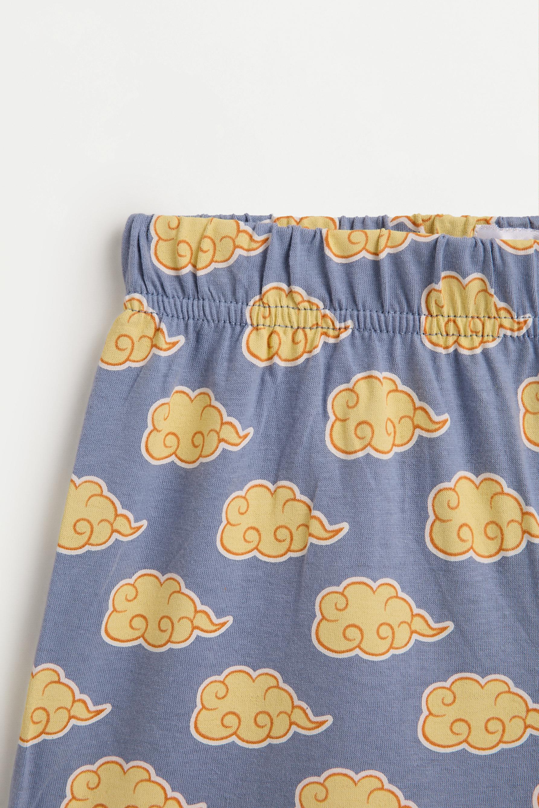 Goku Dragon Ball ©Bird Studio short pyjamas with sleep mask — BLUE
