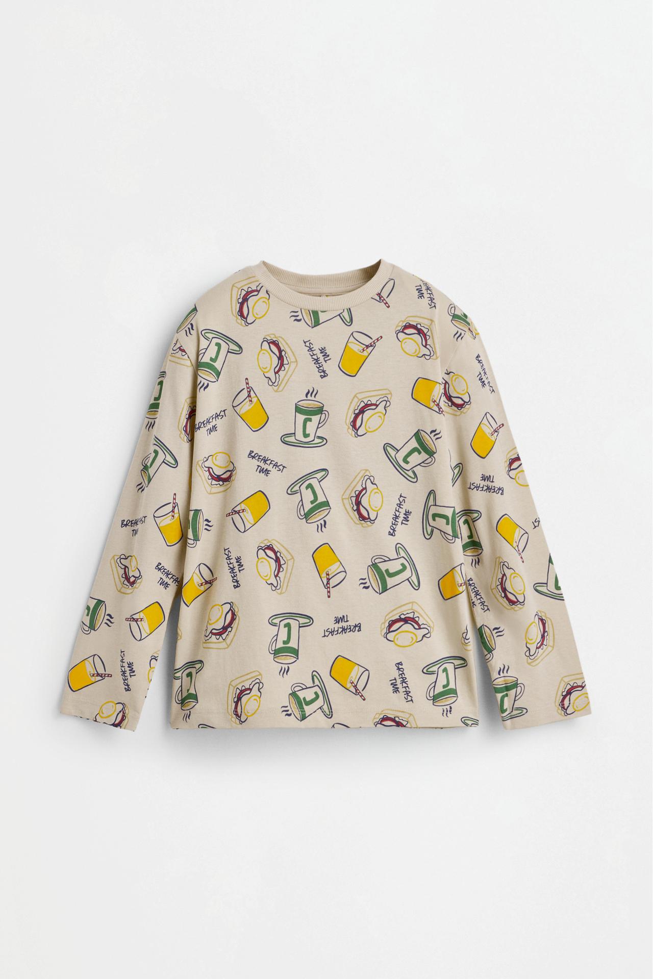 Long printed pyjamas — STONE