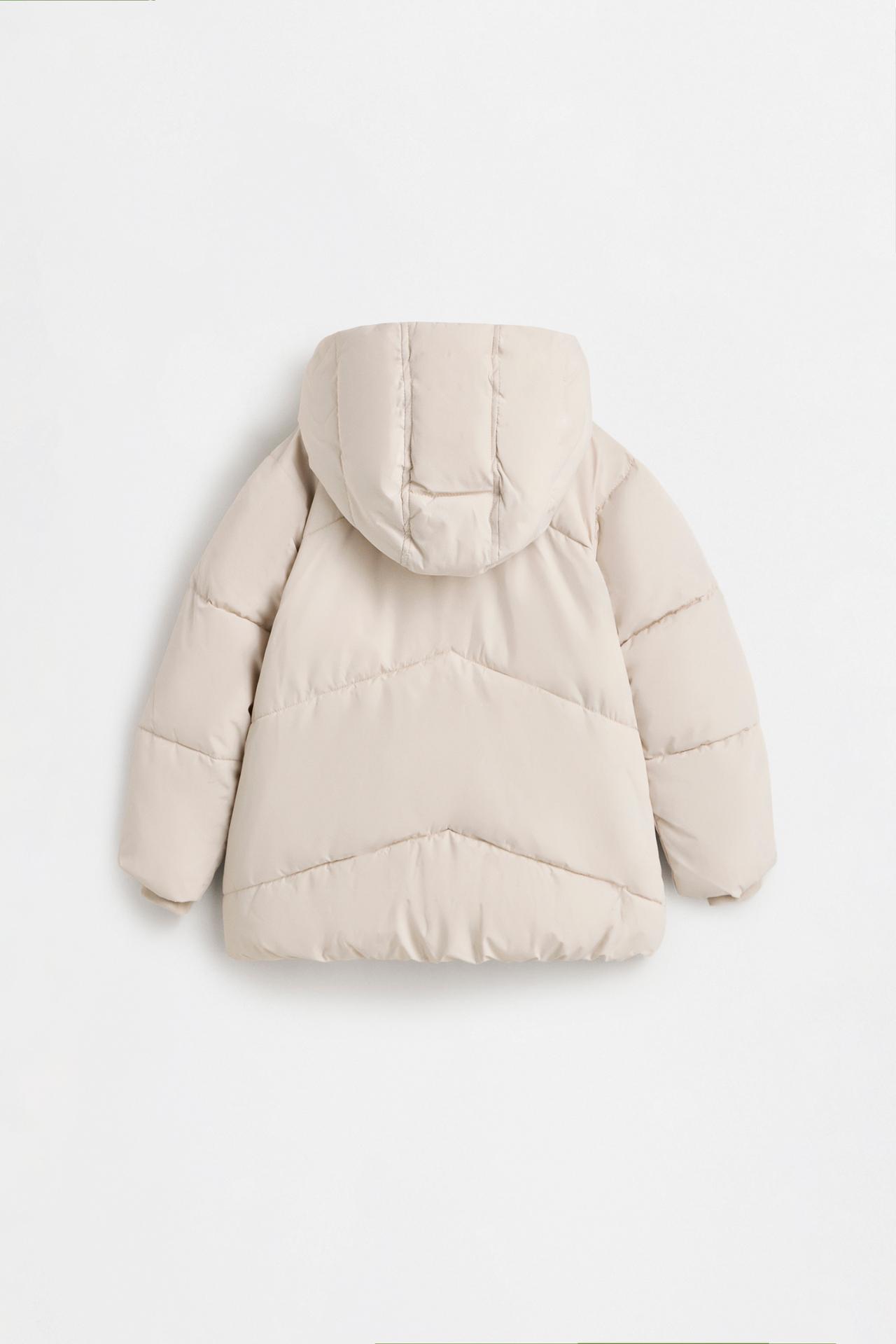 Quilted jacket — ECRU