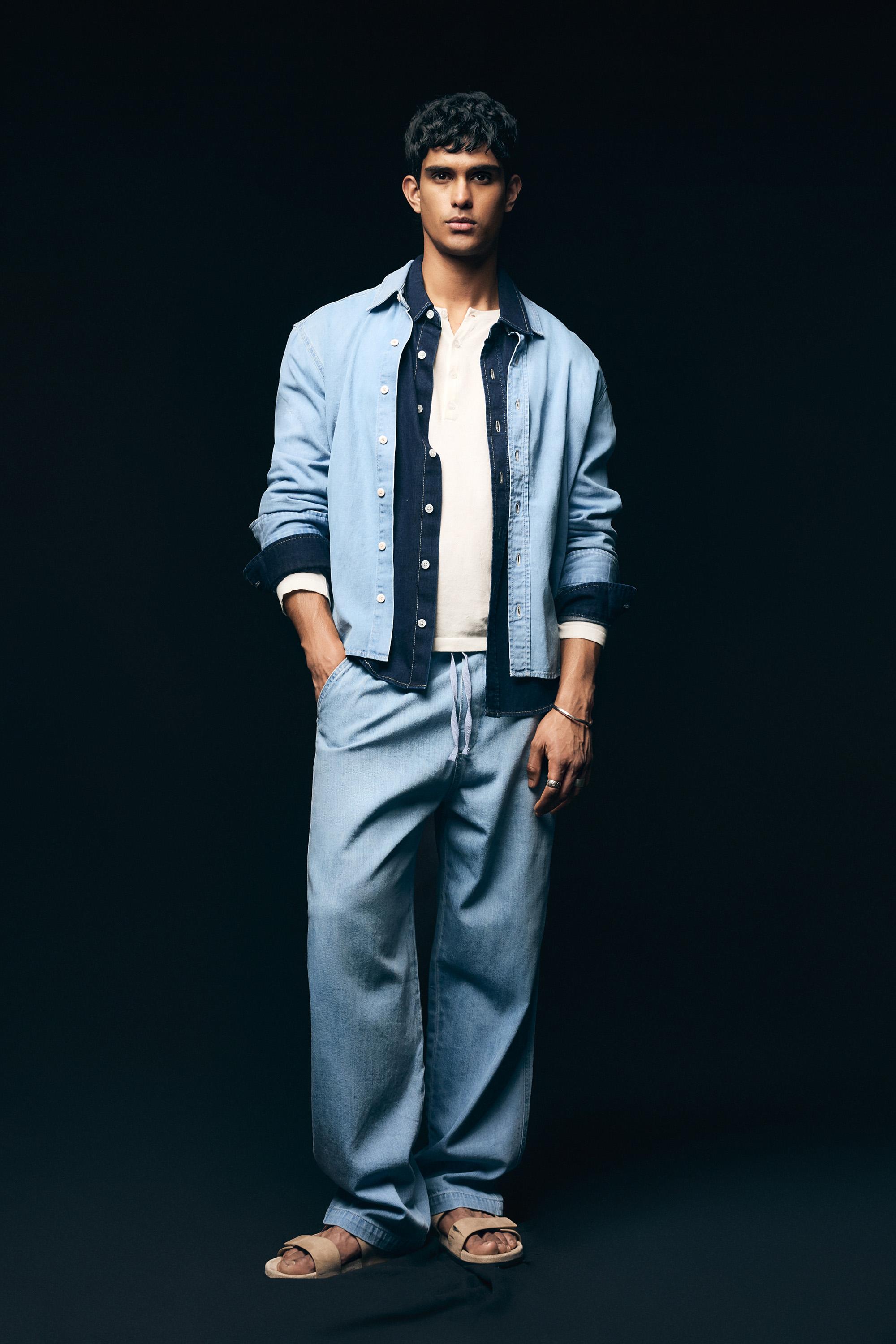 Baggy jogger jeans — PALE BLUE