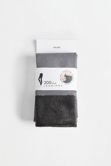 200 denier thermal leggings — GREY MARL 6