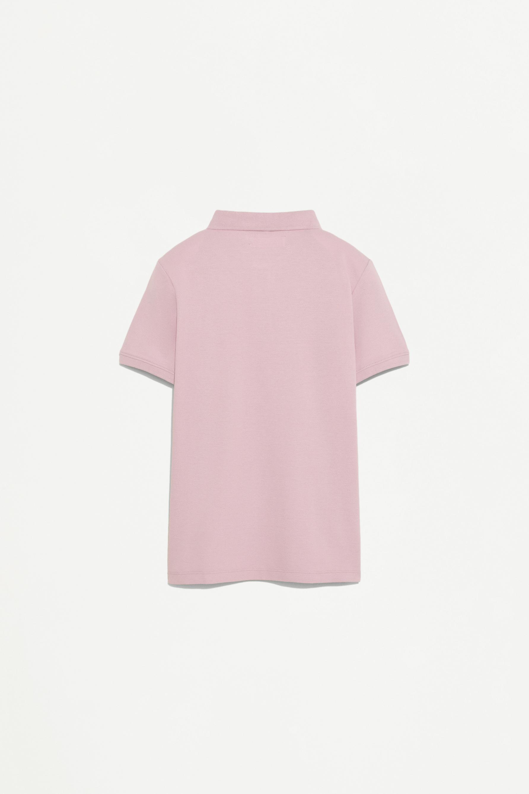 Basic polo shirt — MAUVE