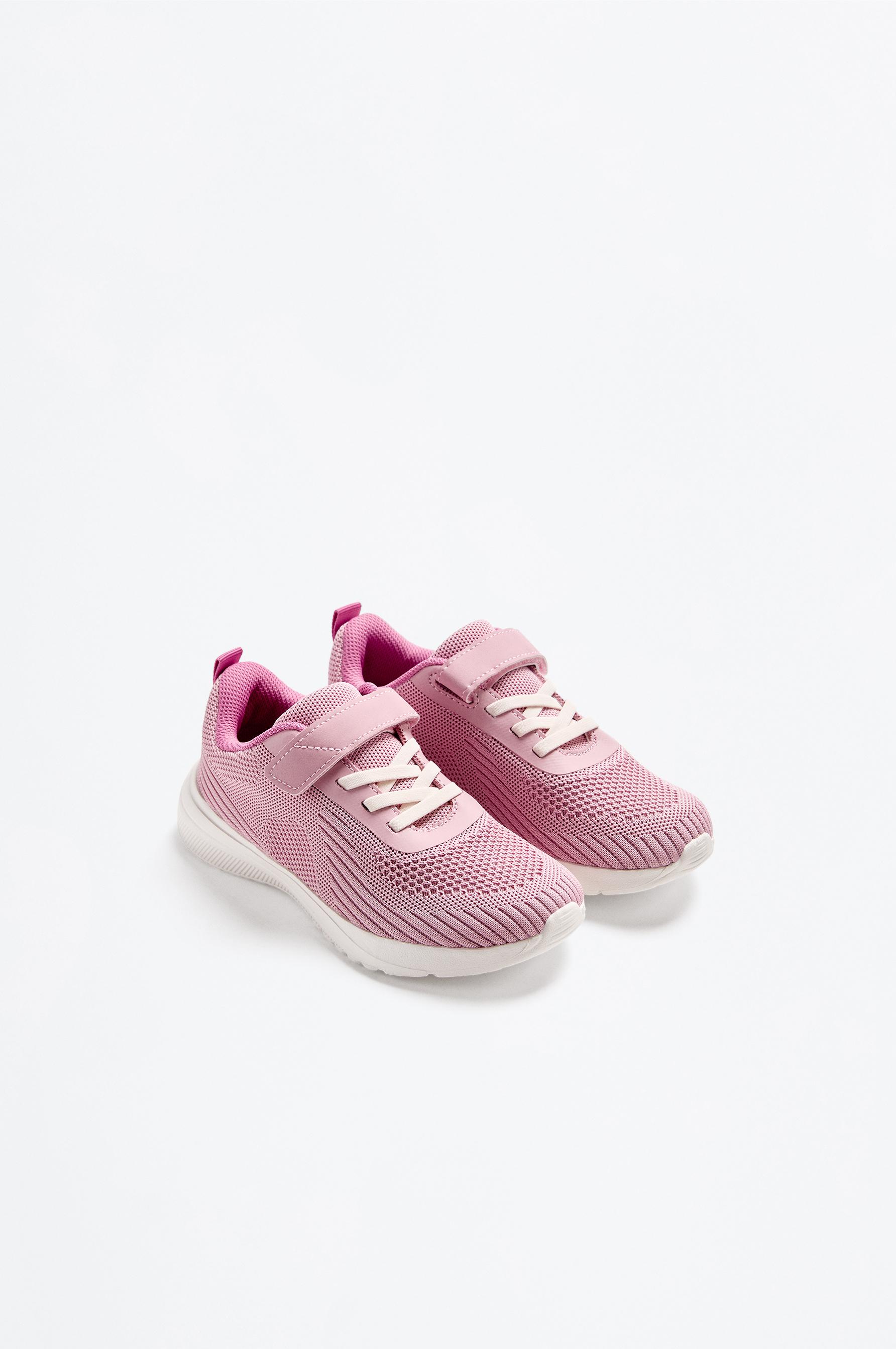 Woven sports shoe — PALE PINK