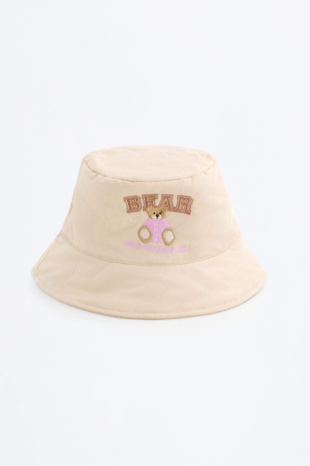 Chapéu bucket com urso