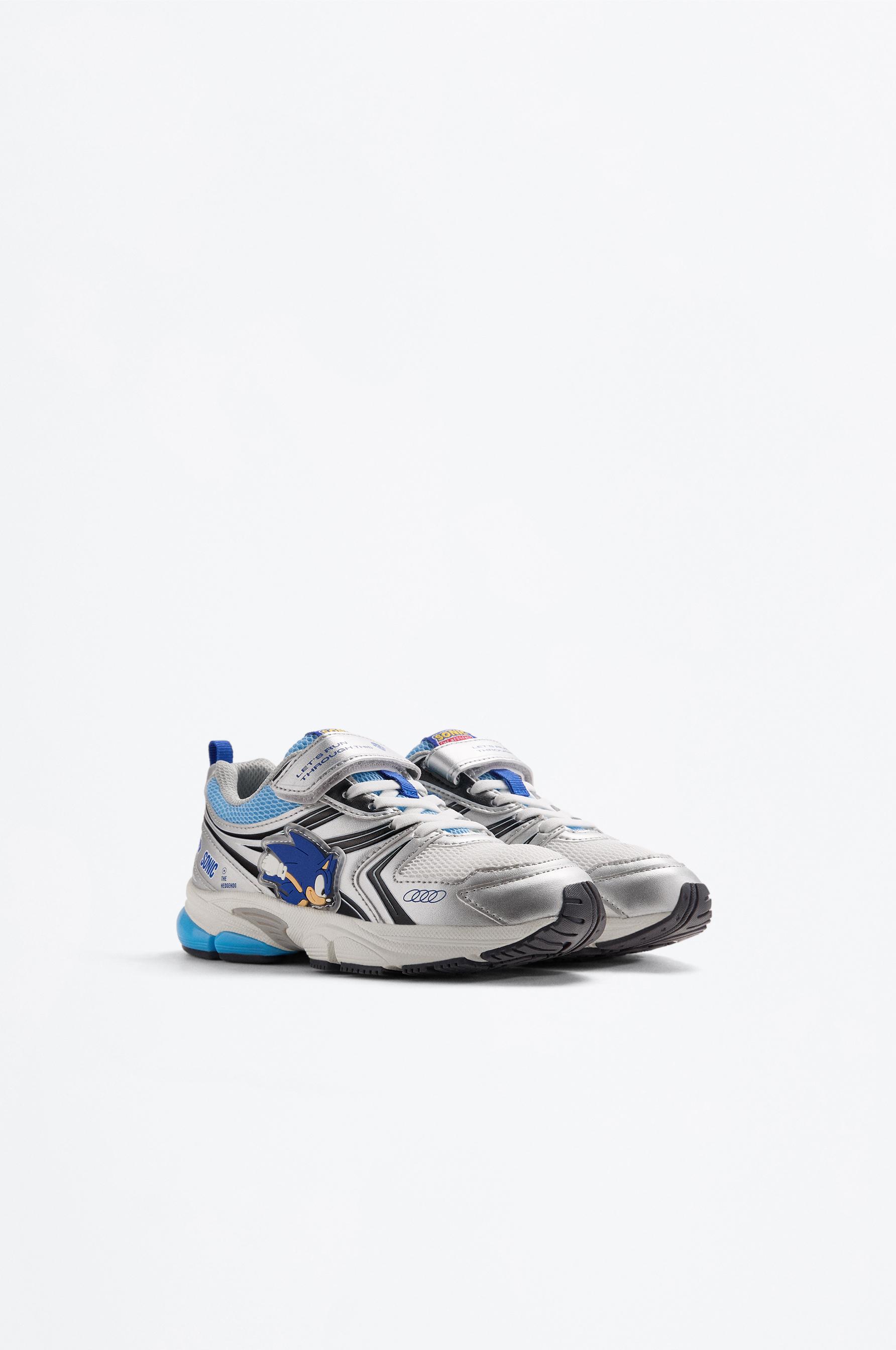 Sonic™ | Sega patch sneakers — SILVER