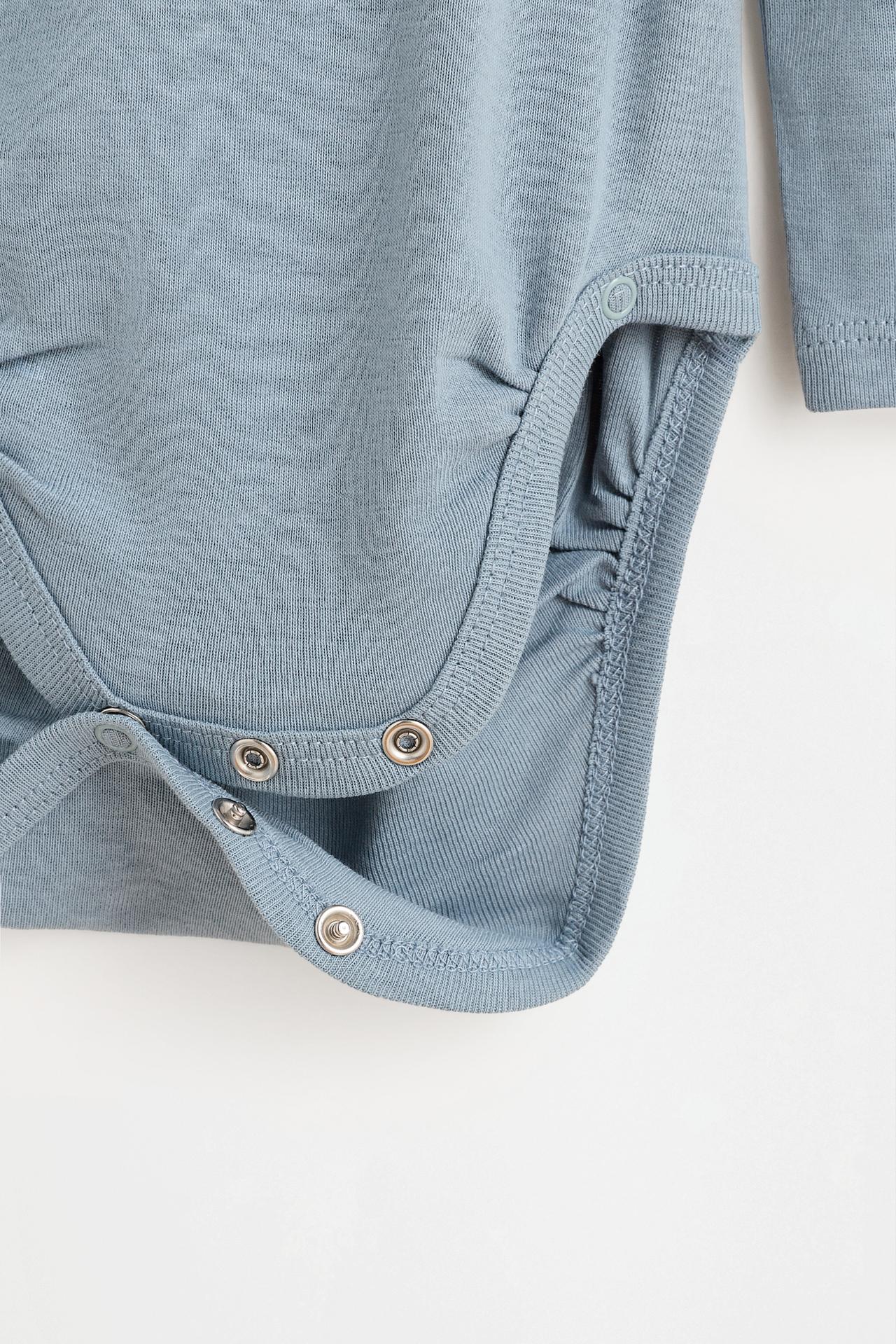 Pack of 2 combined crossover bodysuits — FADED BLUE