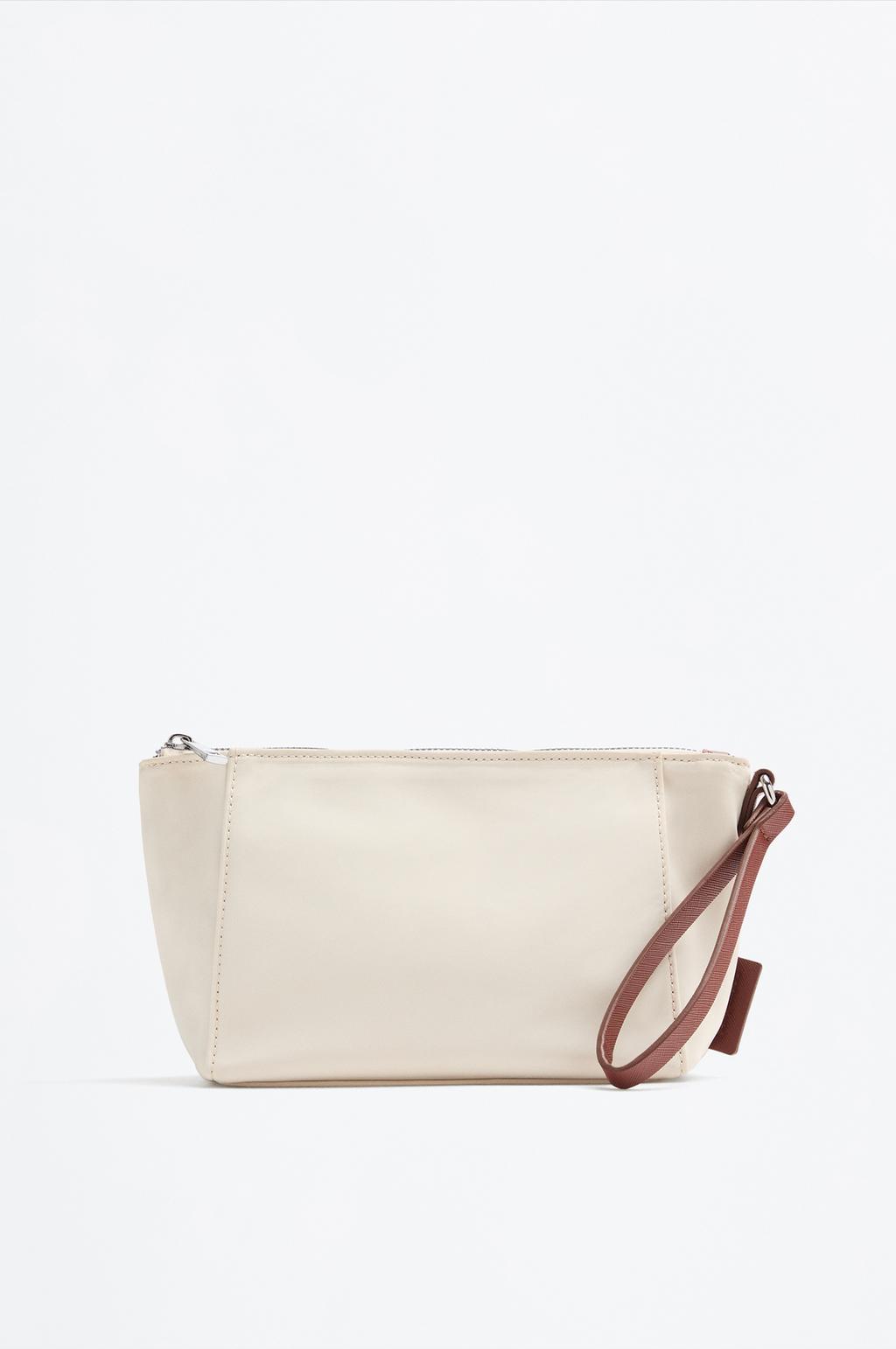 Nylon wristlet toiletry bag