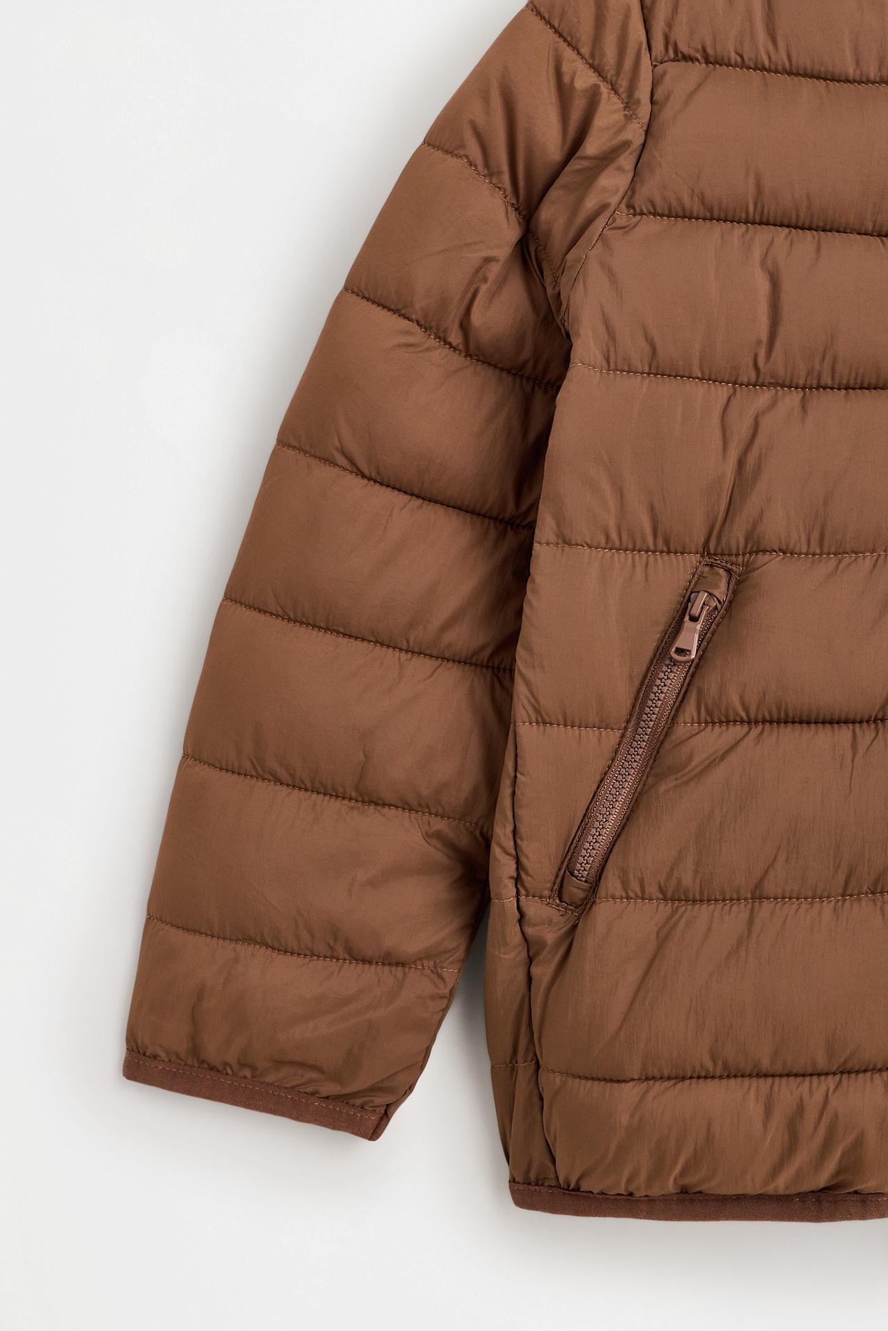Lightweight quilted jacket — BROWN