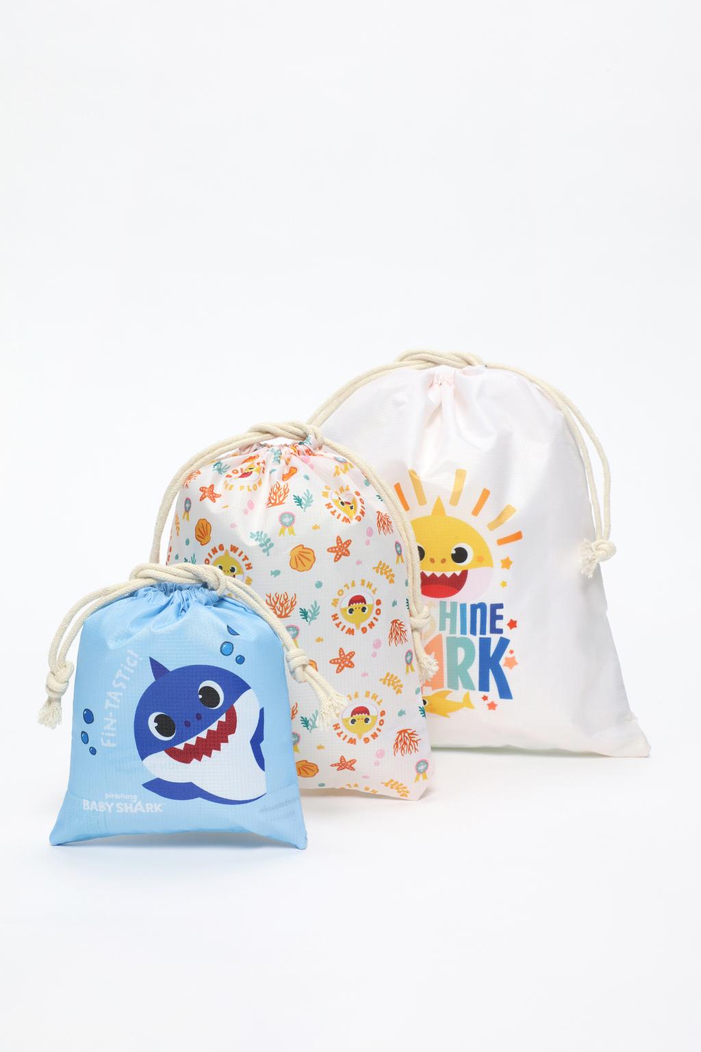 Pack de 3 bolsiñas Baby Shark ©Nickelodeon