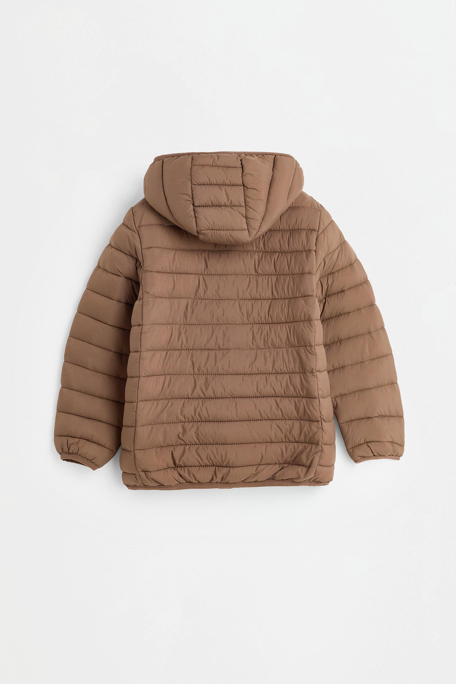 Lightweight hooded quilted jacket — TOFFEE