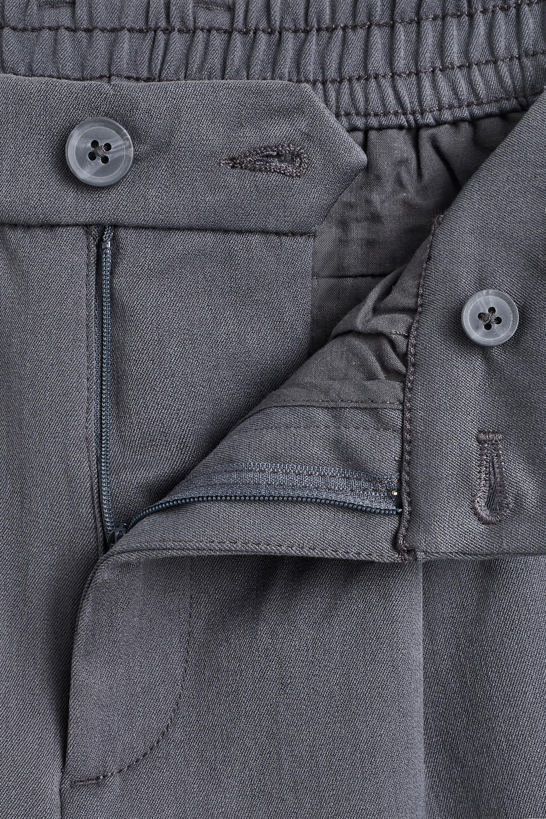 Wide-leg tailored trousers — ANTHRACITE GREY